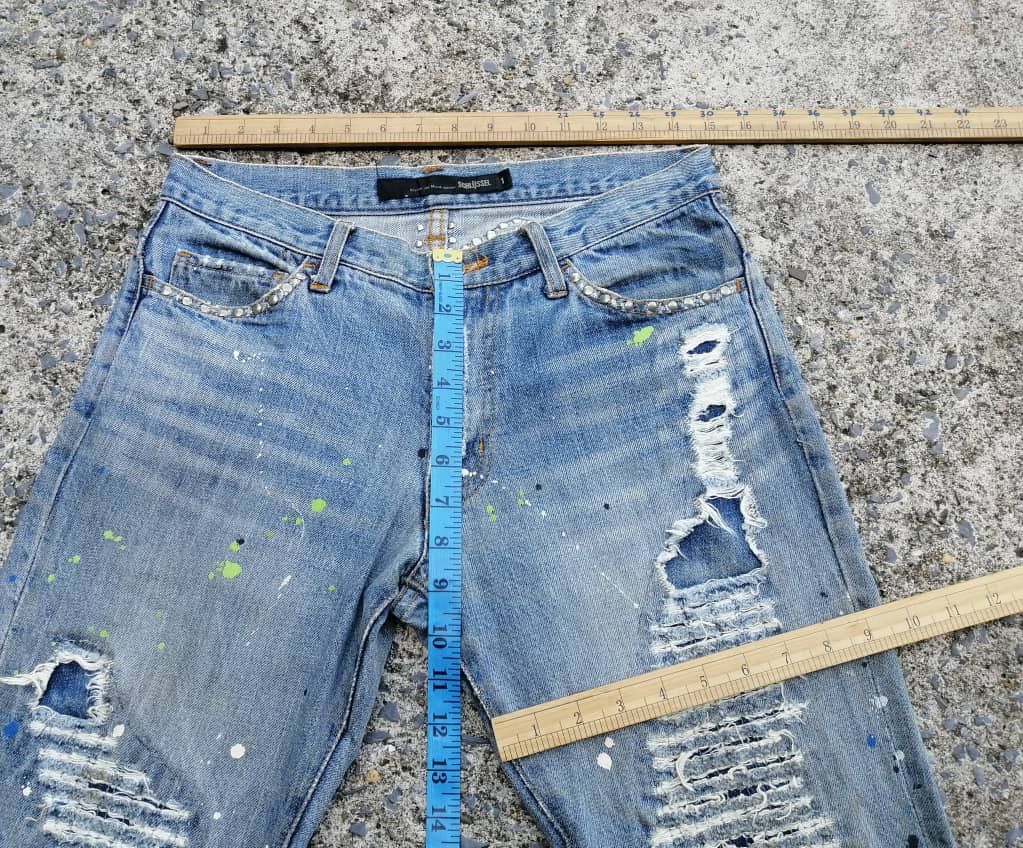 Schlussel Schlussel Nice Design Distressed Denim Jeans Size 29" - 5 Thumbnail