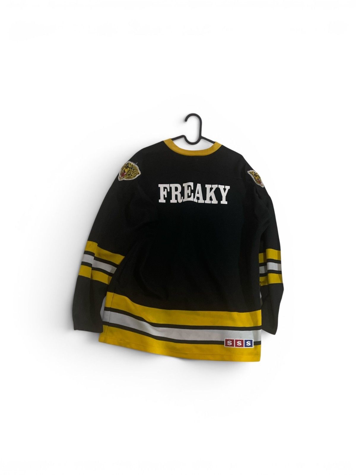Supreme Supreme Freaky Hockey Jersey Black Yellow SS17 Large Size US L / EU 52-54 / 3 - 2 Thumbnail
