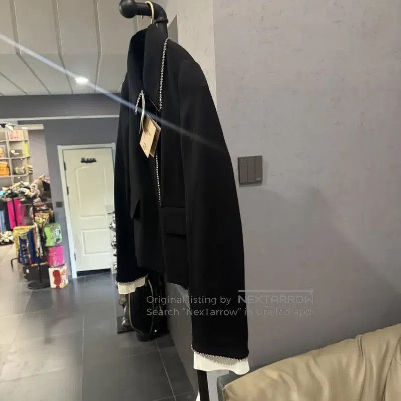 Miu Miu Miu Miu Black Women's Coat with Detail . Size M / US 6-8 / IT 42-44 - 3 Thumbnail