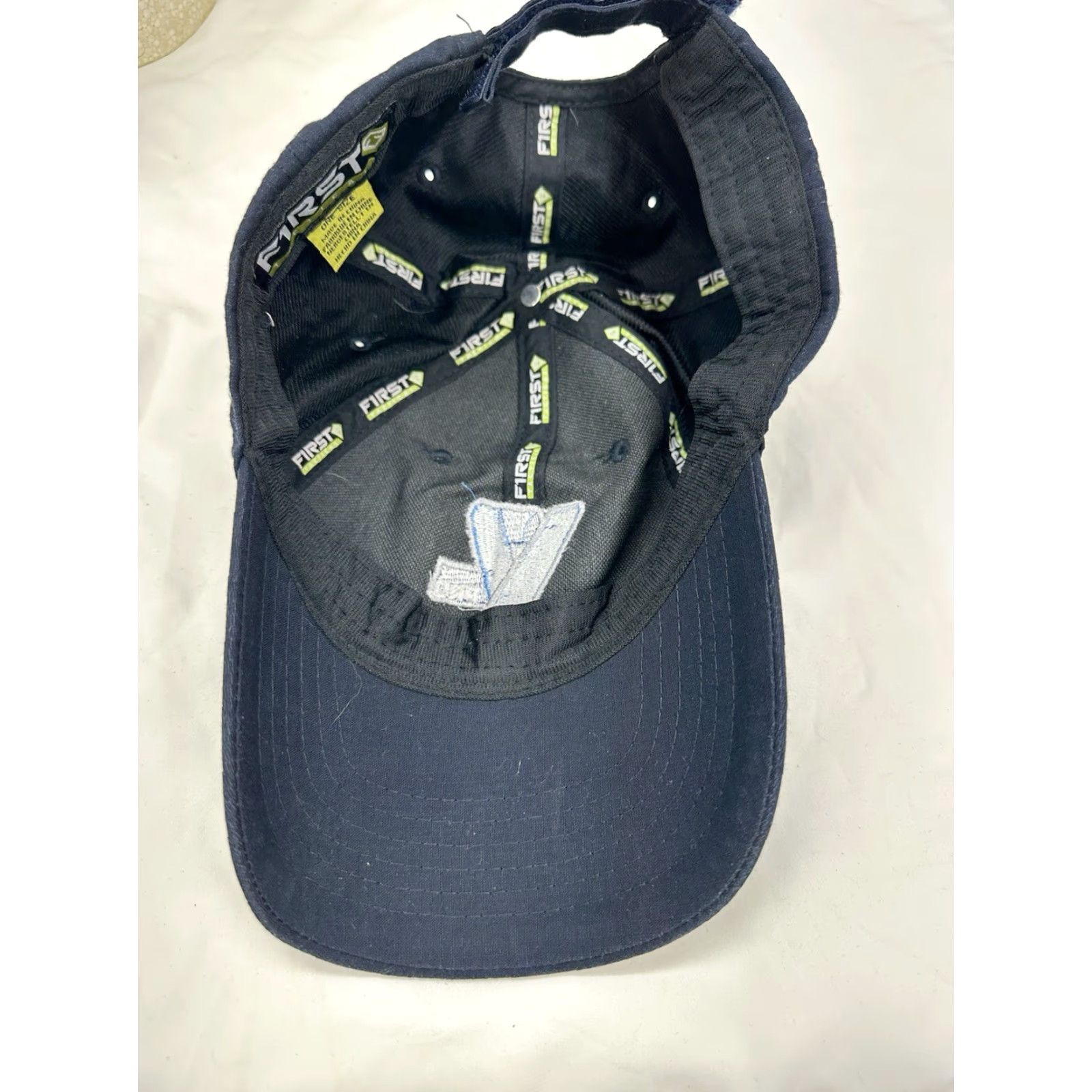 Vintage First Tactical Baseball Hat Blue Embroidered Logo Point Blank Body Armor Cap Mens One Size Adjustable Casual Outdoor Summer Finding Size ONE SIZE - 3 Thumbnail
