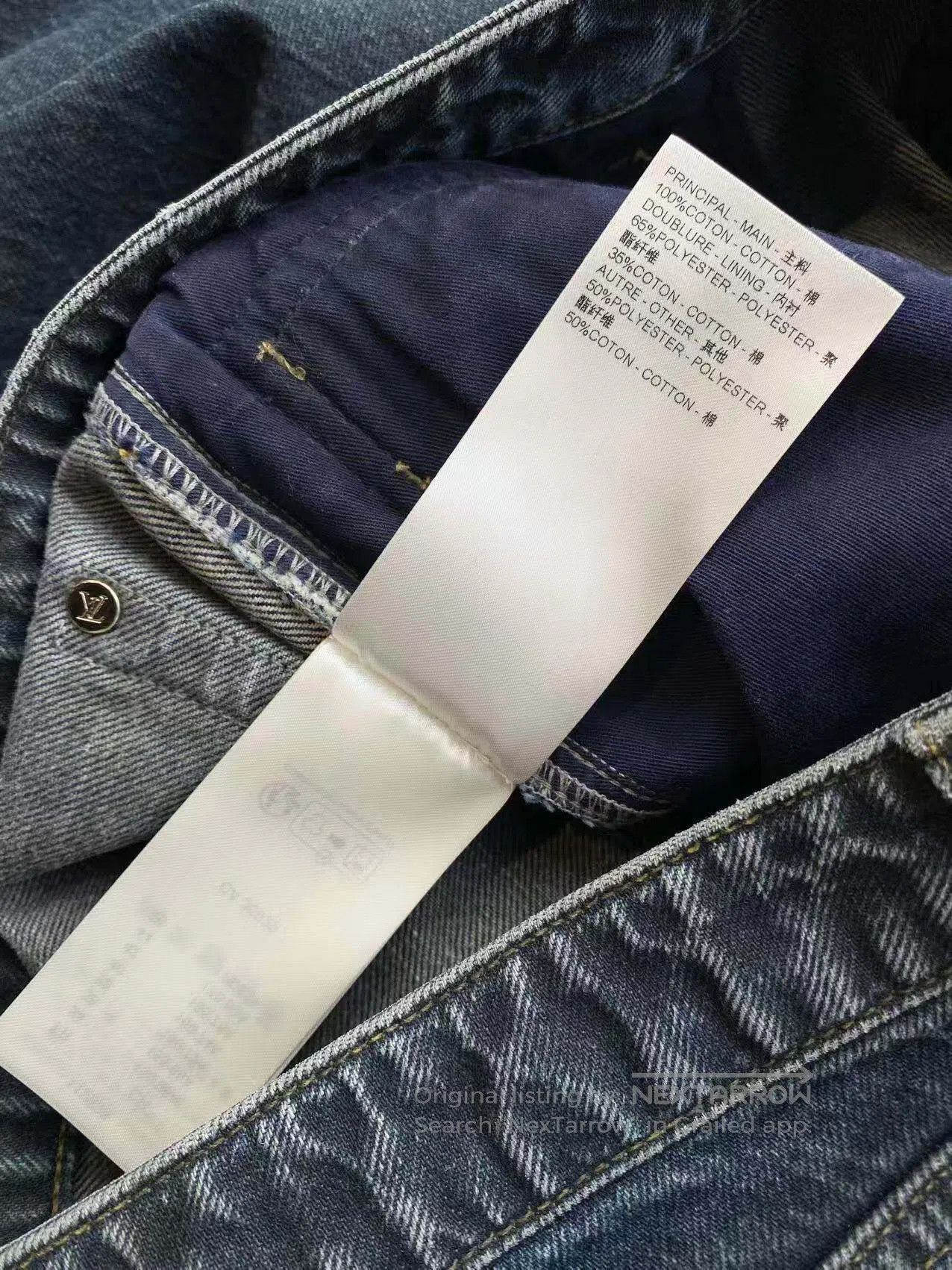 Louis Vuitton Louis Vuitton Letter logo wide-leg jeans| Size 24" / US 00 / IT 34 - 6 Thumbnail