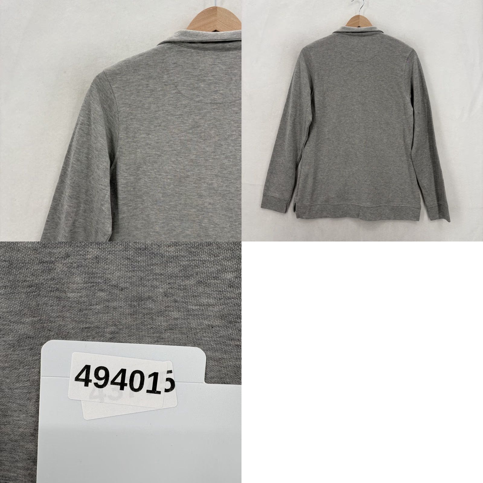Peter Millar Peter Millar Sweatshirt Crown Comfort Interlock Full-Zip Womens Medium Gray Golf Size M / US 6-8 / IT 42-44 - 9 Thumbnail