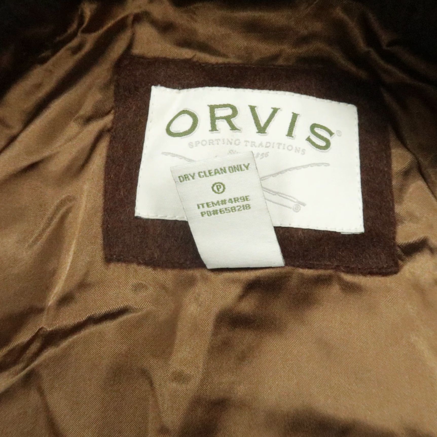 Orvis Orvis Jacket Mens XL Brown Camel Hair Full Zip Pockets Hiking Hunting 3-Season Regular Fit Size US XL / EU 56 / 4 - 4 Thumbnail