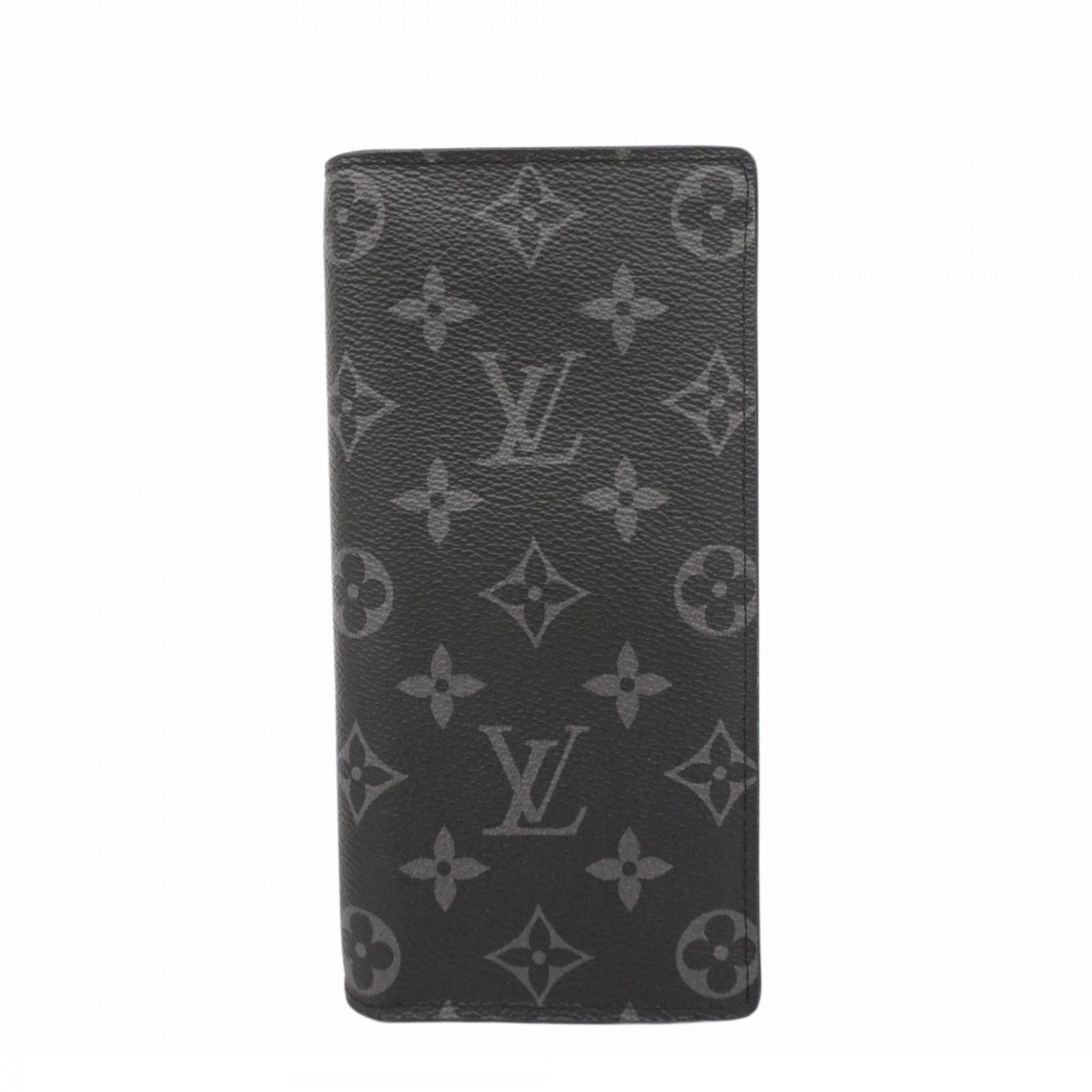 Other Louis Vuitton Monogram Eclipse Portefeuille Brazza Long Wallet M61697 Black Men's P2013148 Size ONE SIZE - 1 Thumbnail
