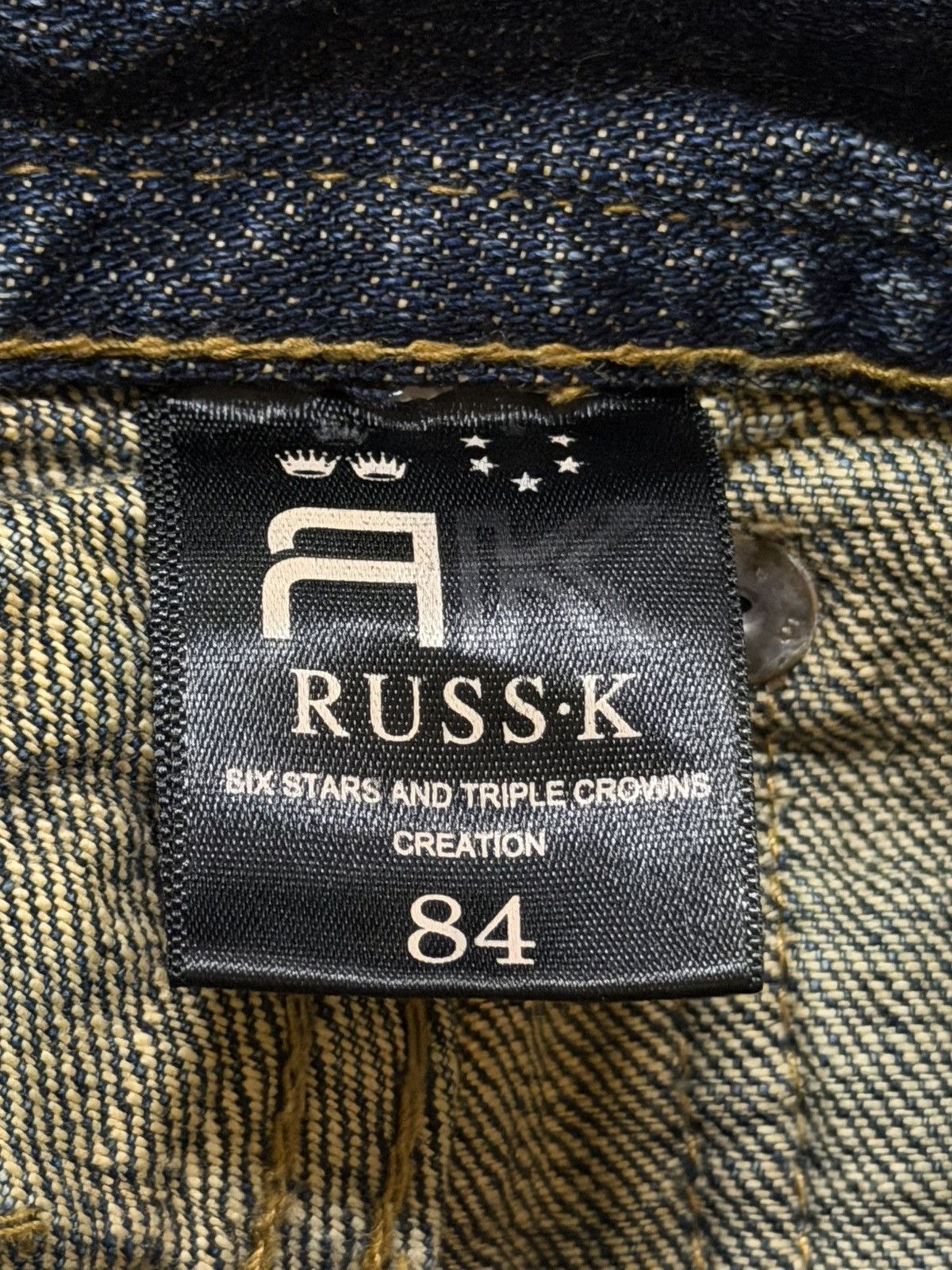 Kapital Vintage Japanese Brand Faded Wash Distress Wide Leg Flare Size US 34 / EU 50 - 6 Thumbnail