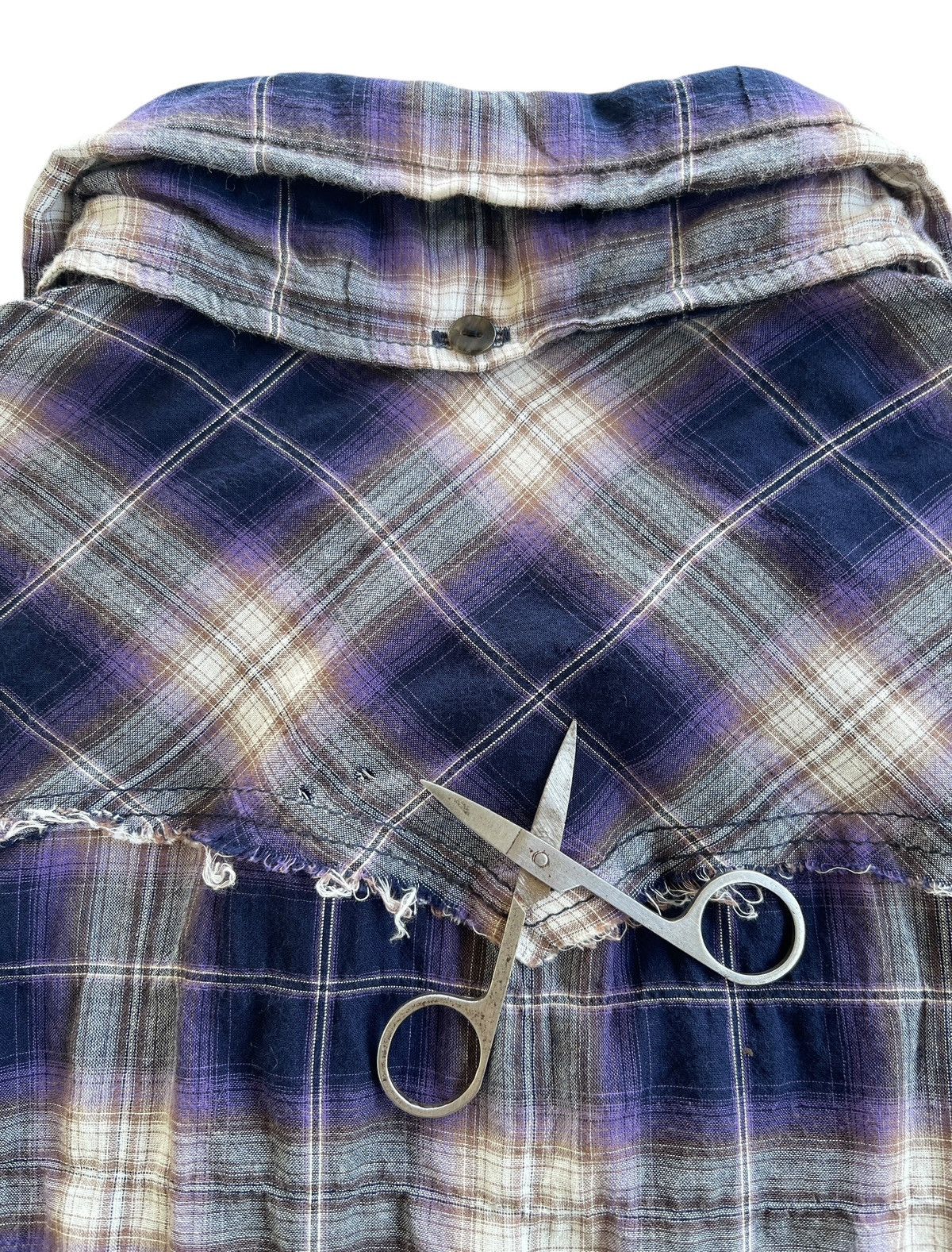 Le Grande Bleu (L.G.B.) Le Grande Bleu Rockabilly Shadow Fringes Flannel Shirt Size US S / EU 44-46 / 1 - 12 Thumbnail