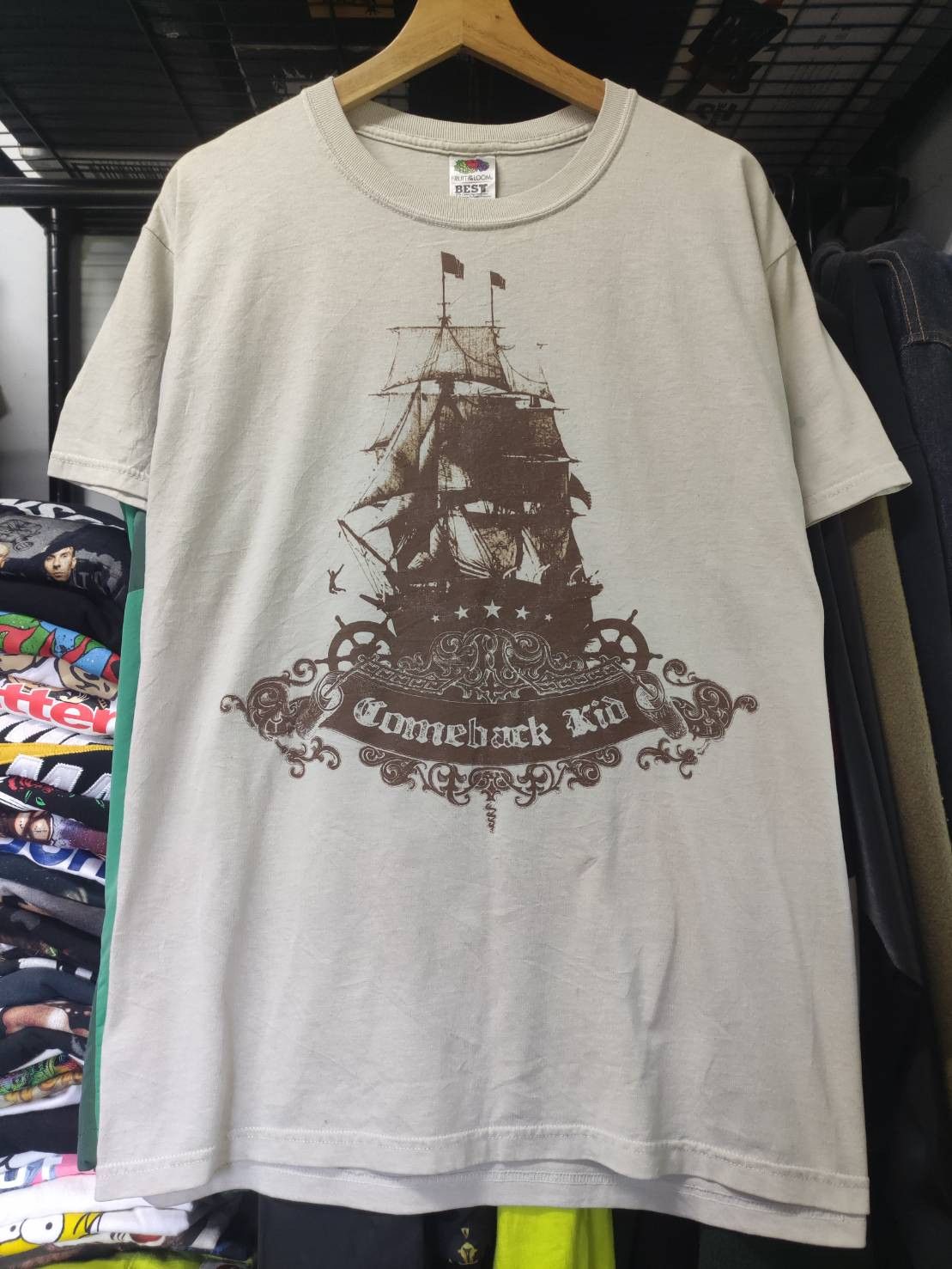 Band Tees Vtg 00's Comeback Kid " Jump Out Flying Dutchman " T-Shirt Size US L / EU 52-54 / 3 - 2 Thumbnail