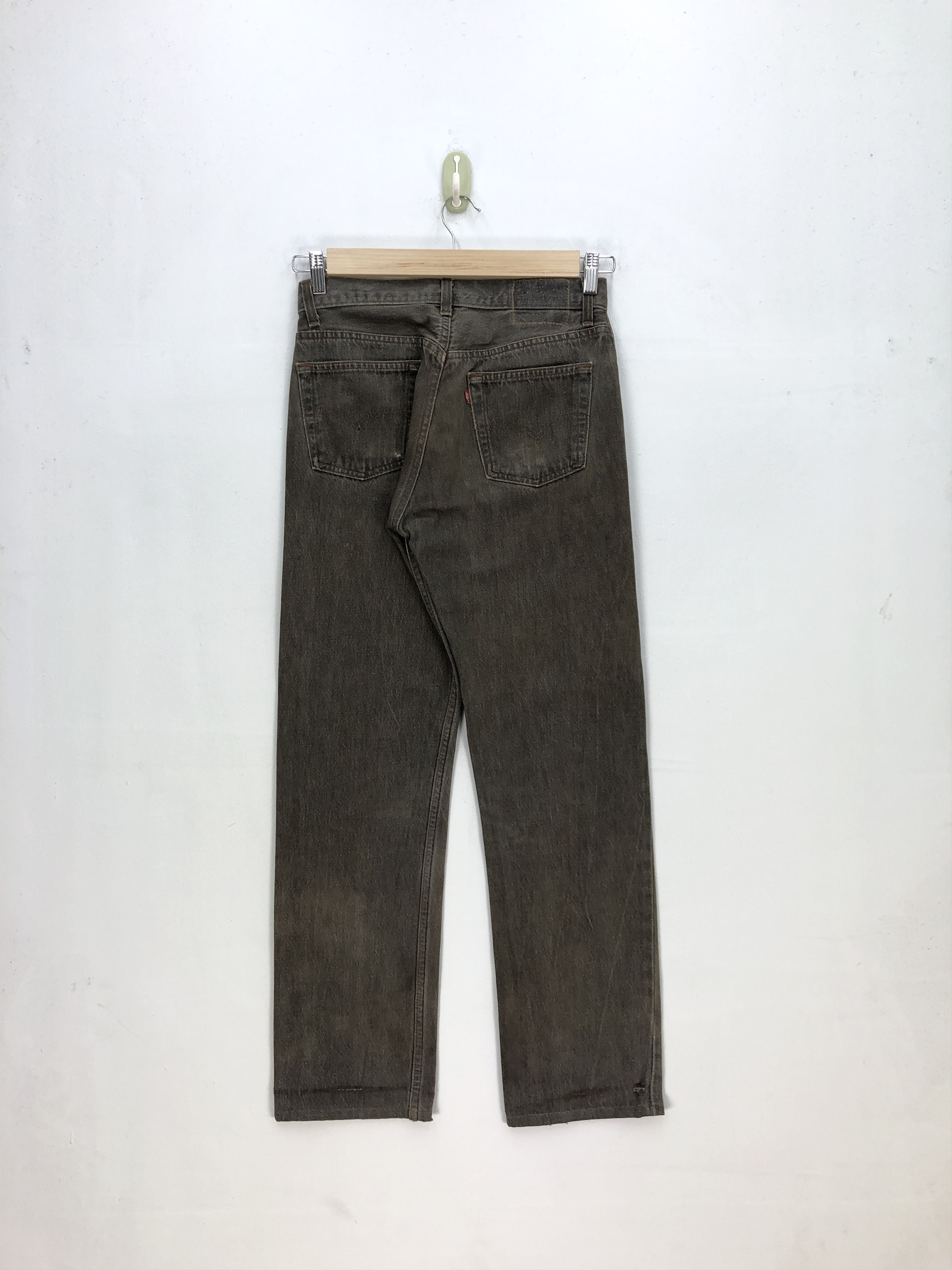 Levi's Vintage Levi's Faded Black Jeans Levis 501 Ash Gray Denim Size 28" / US 6 / IT 42 - 2 Thumbnail