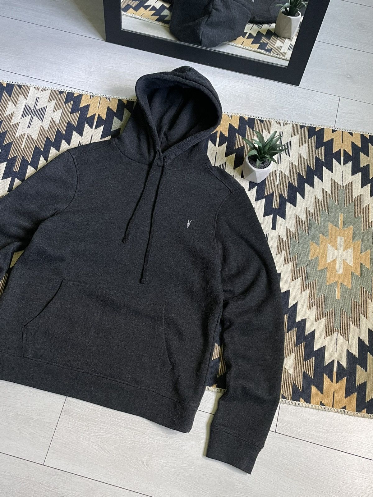 Allsaints Allsaints Knitted Logo Hoodie Size US M / EU 48-50 / 2 - 3 Thumbnail