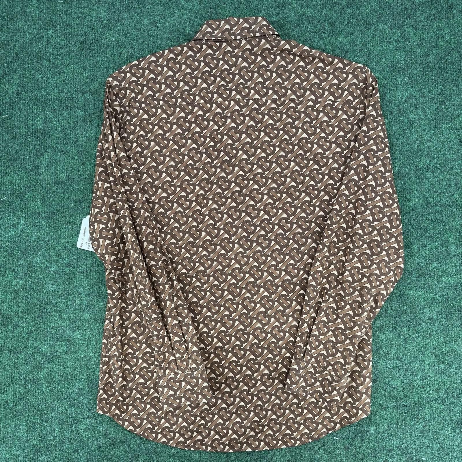 Burberry Burberry Men's Chatham TB-Monogram Stripe Button Up M Size US M / EU 48-50 / 2 - 9 Thumbnail