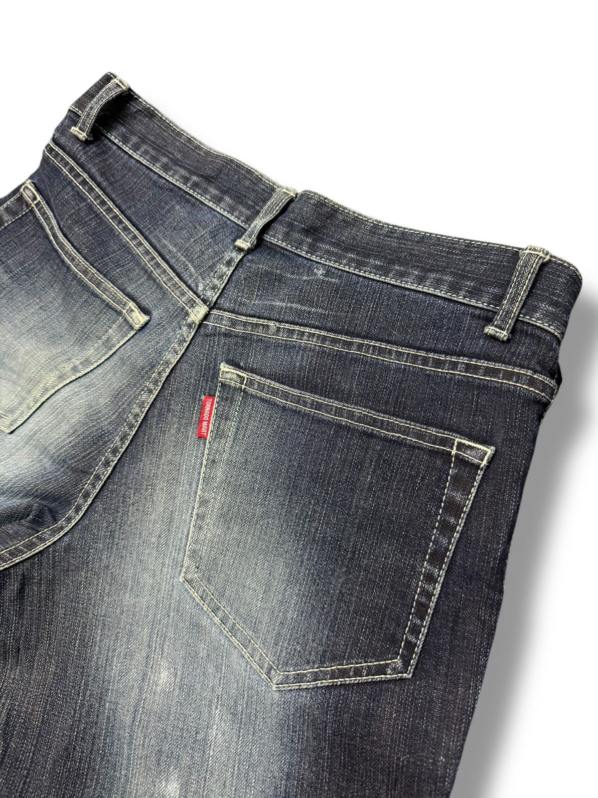 Tornado Mart Vintage 00s Tornado Mart Flared Bootcut Archive Denim Jeans Size US 31 - 8 Thumbnail