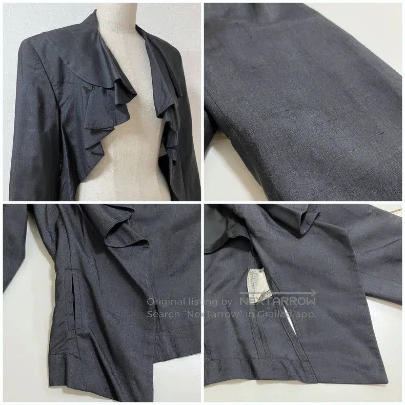 Comme des Garcons Comme Des Garcons Pleated Collar Jacket Size S / US 4 / IT 40 - 7 Thumbnail
