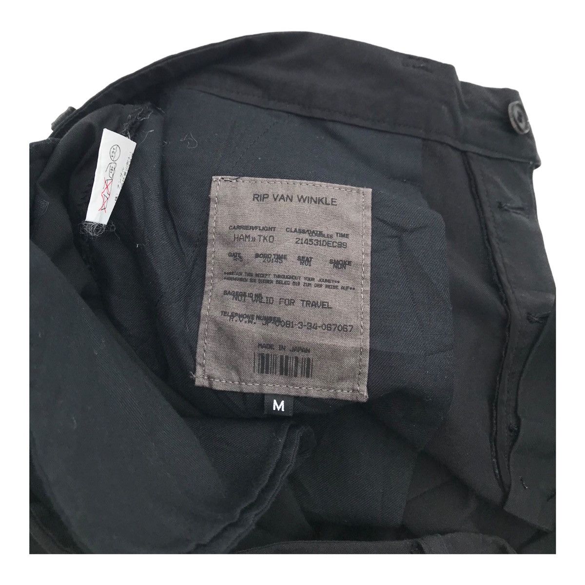 RIPVANWINKLE Rip Van Winkle Japan Black Casual Designer Pants Size US 30 / EU 46 - 8 Thumbnail