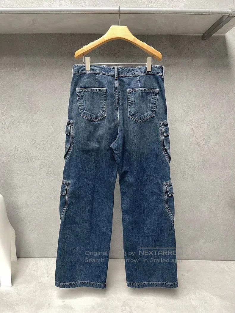 Rick Owens RICK OWENS Cargo Pocket Denim Pants. Size US 32 / EU 48 - 2 Thumbnail