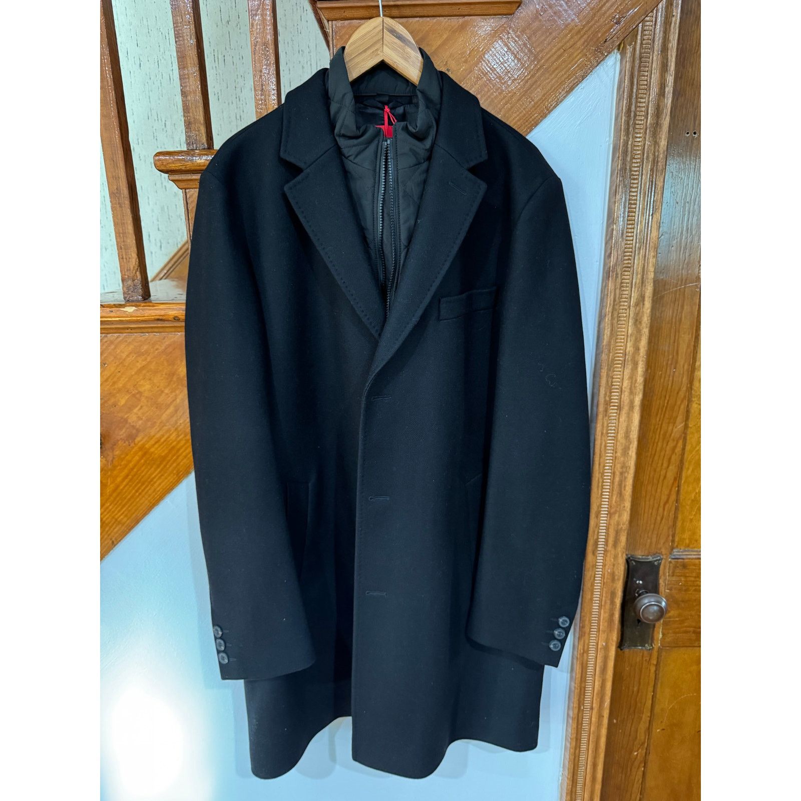 Hugo Boss Hugo Boss Milogan Extra Slim Fit Topcoat sz. 46R Size US XL / EU 56 / 4 - 5 Thumbnail