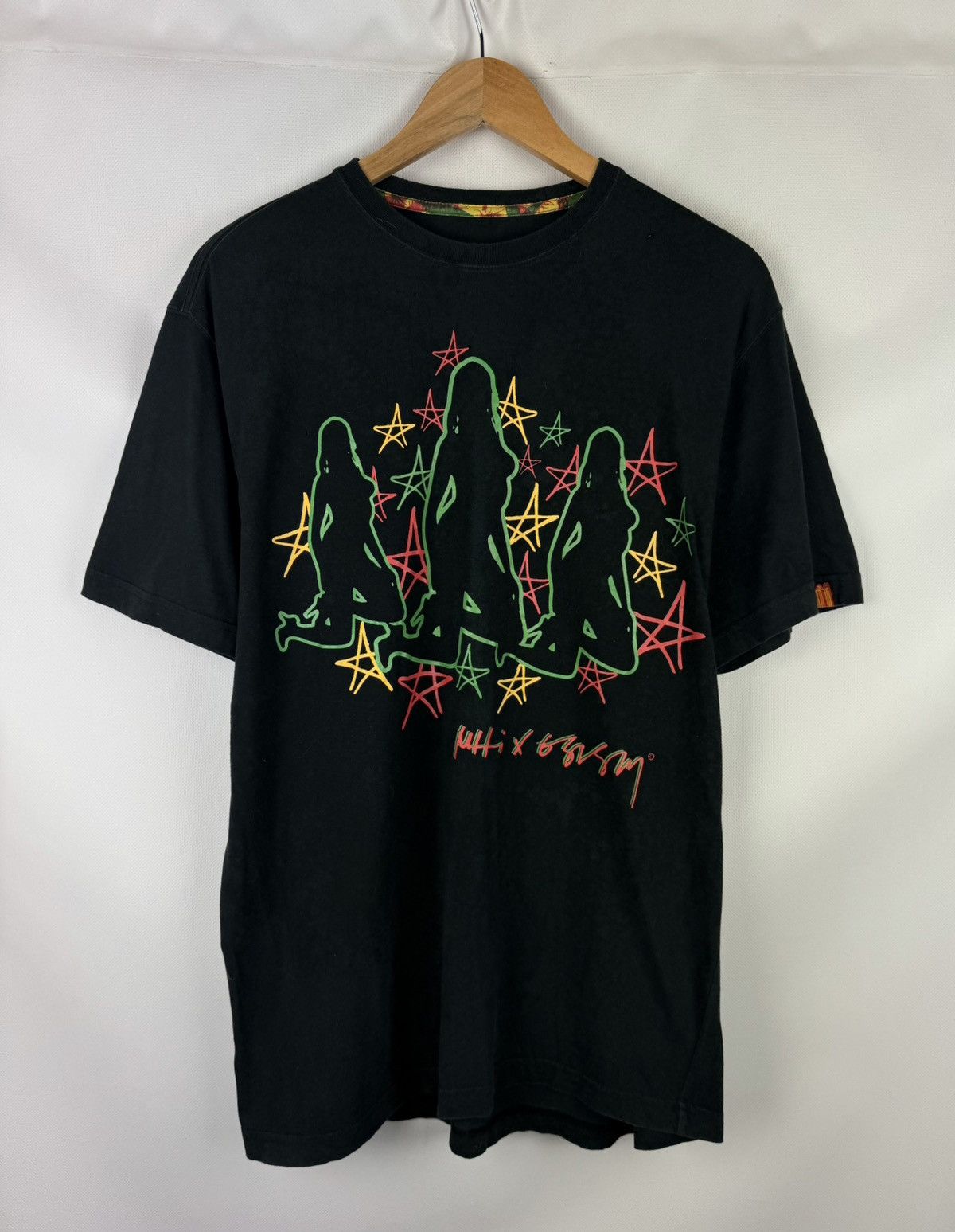 Maharishi Rare MHI Maharishi Overprinted Short Sleeve Cotton T Shirt Size US L / EU 52-54 / 3 - 1 Thumbnail