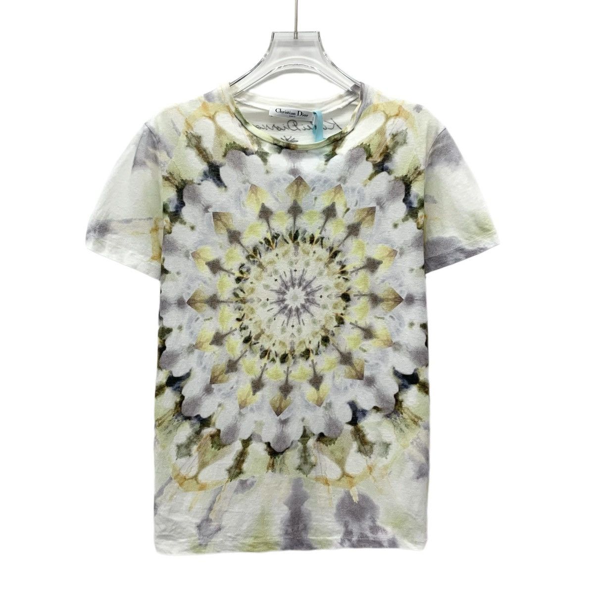 Dior Dior White Kaleidoscope Printed Short Sleeve T-shirt K26WX Size M / US 6-8 / IT 42-44 - 1 Thumbnail