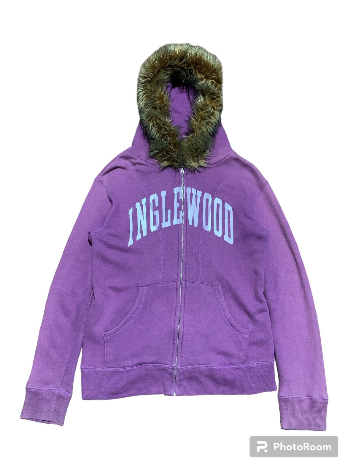 image of If Six Was Nine x Le Grande Bleu L G B Smoky Branch Fur Hoodie Sun Faded Inglewood Ifisxwasnine Lgb