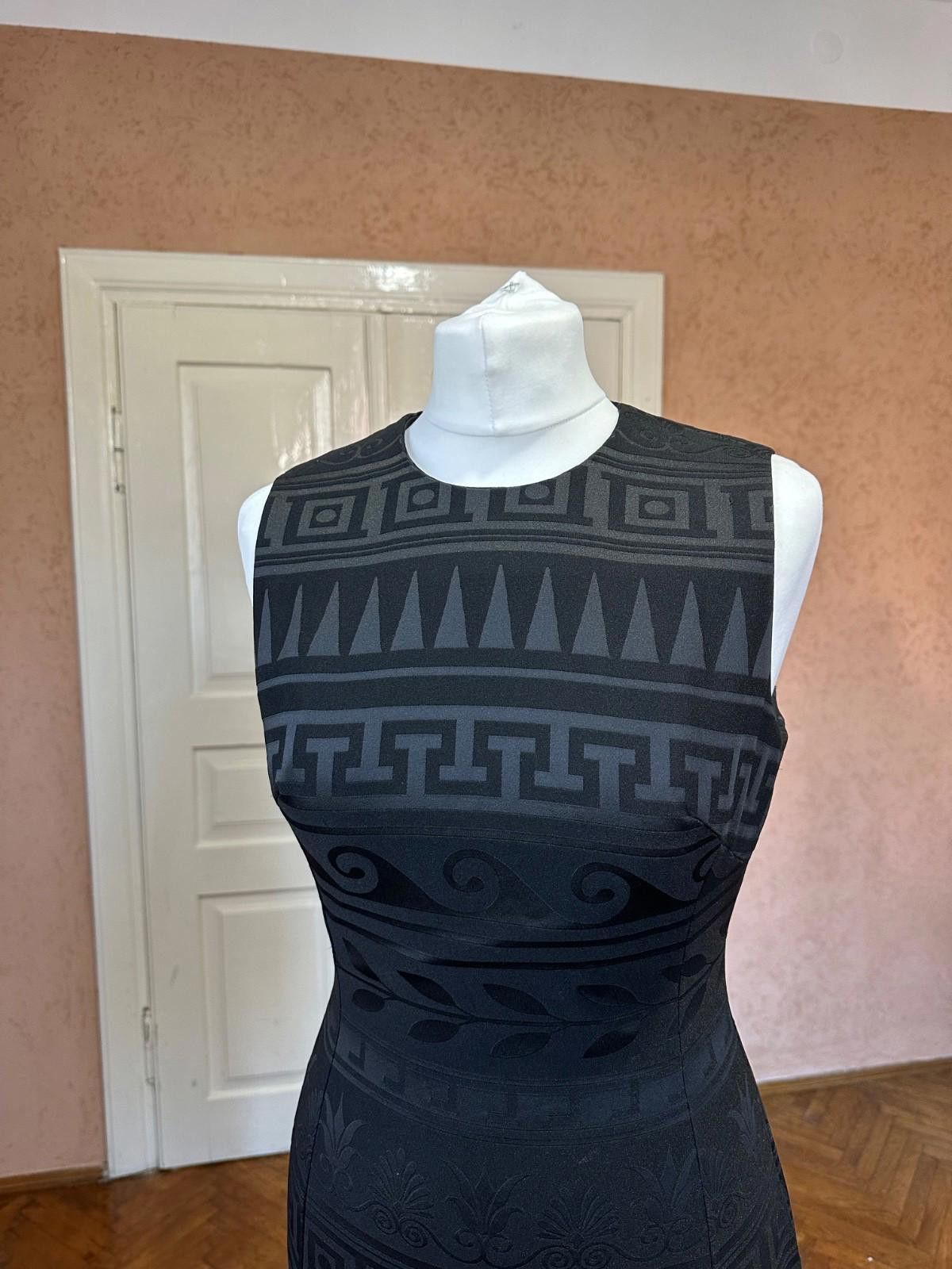 Versace Versace Abito Donna Tessuto Tonal Printed Sheath Dress Size S / US 4 / IT 40 - 2 Thumbnail