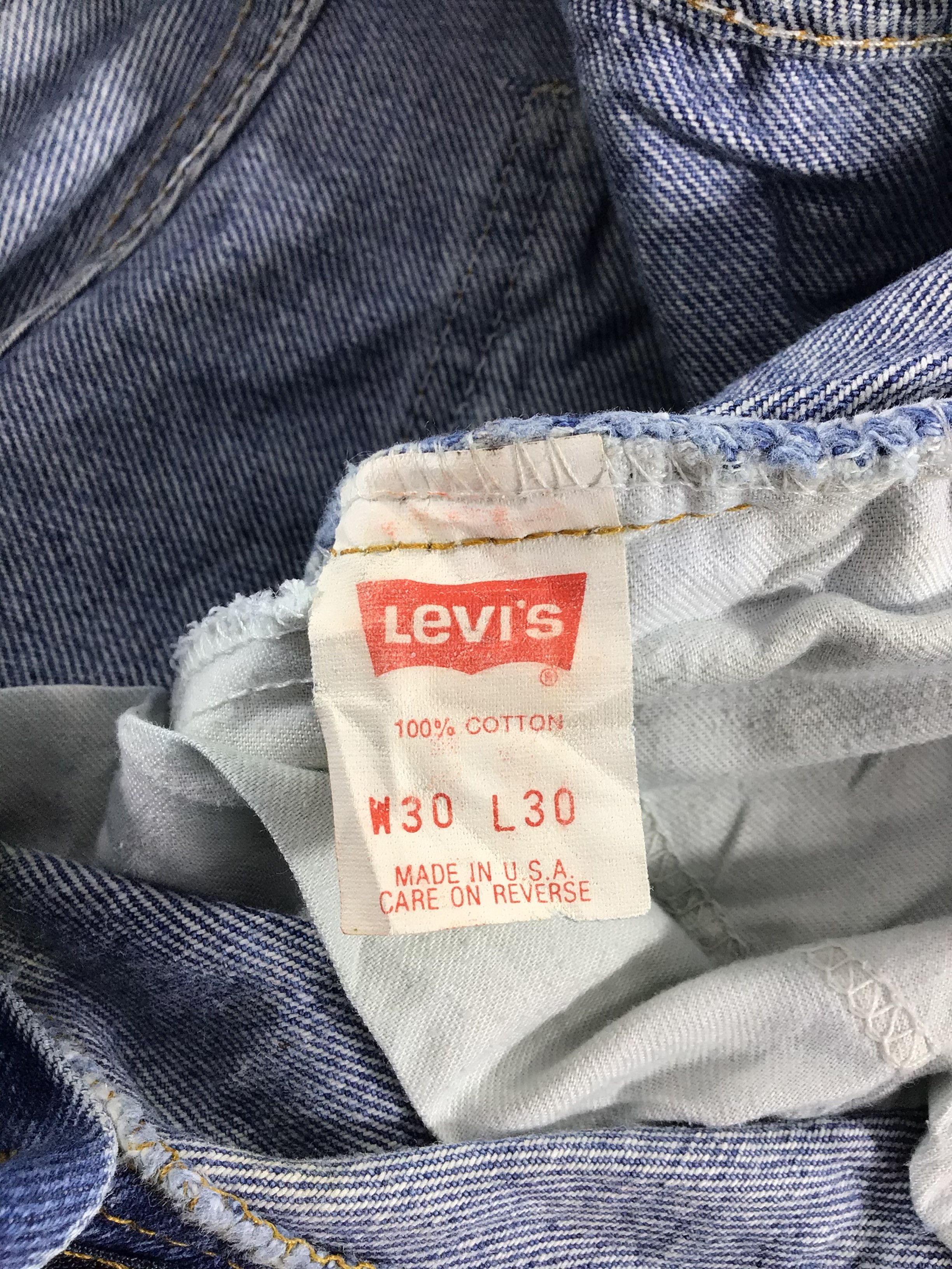 Levi's Vintage 90s Levis 506 Orange Tab Jeans-J397 Size US 29 - 9 Thumbnail