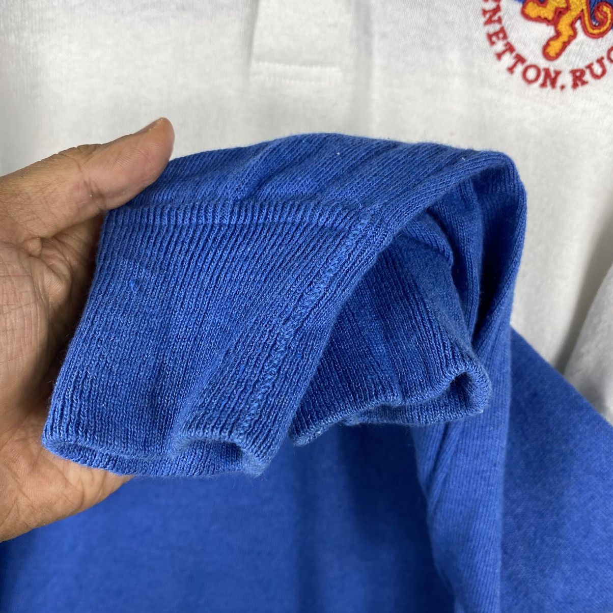 Benetton 💥 VTG BENETTON POLO RUGBY SHIRT Size US L / EU 52-54 / 3 - 4 Thumbnail