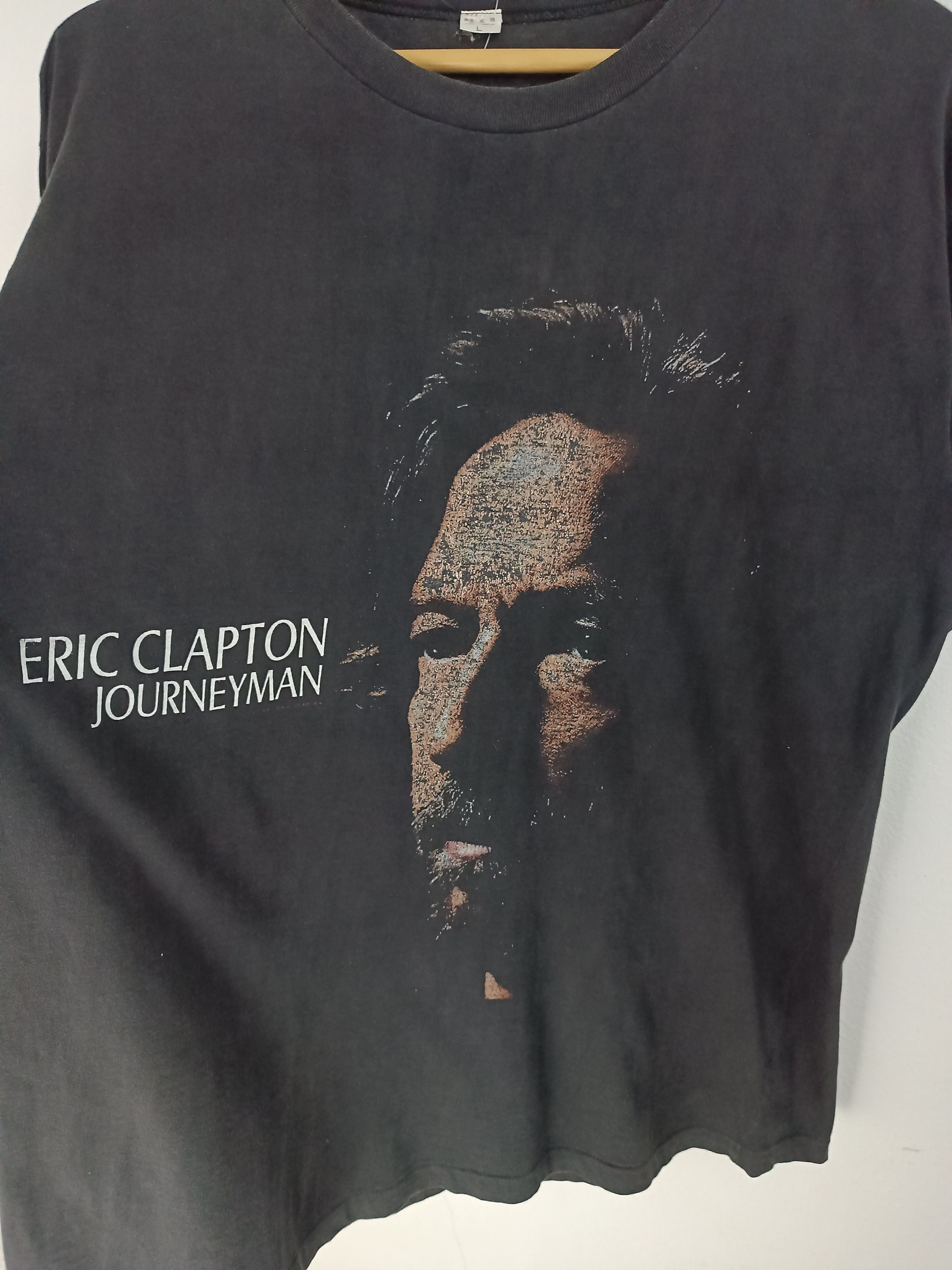 Band Tees VINTAGE 90'S ERIC CLAPTON JOURNEYMAN TOUR pink floyd hendrix Size US L / EU 52-54 / 3 - 8 Thumbnail