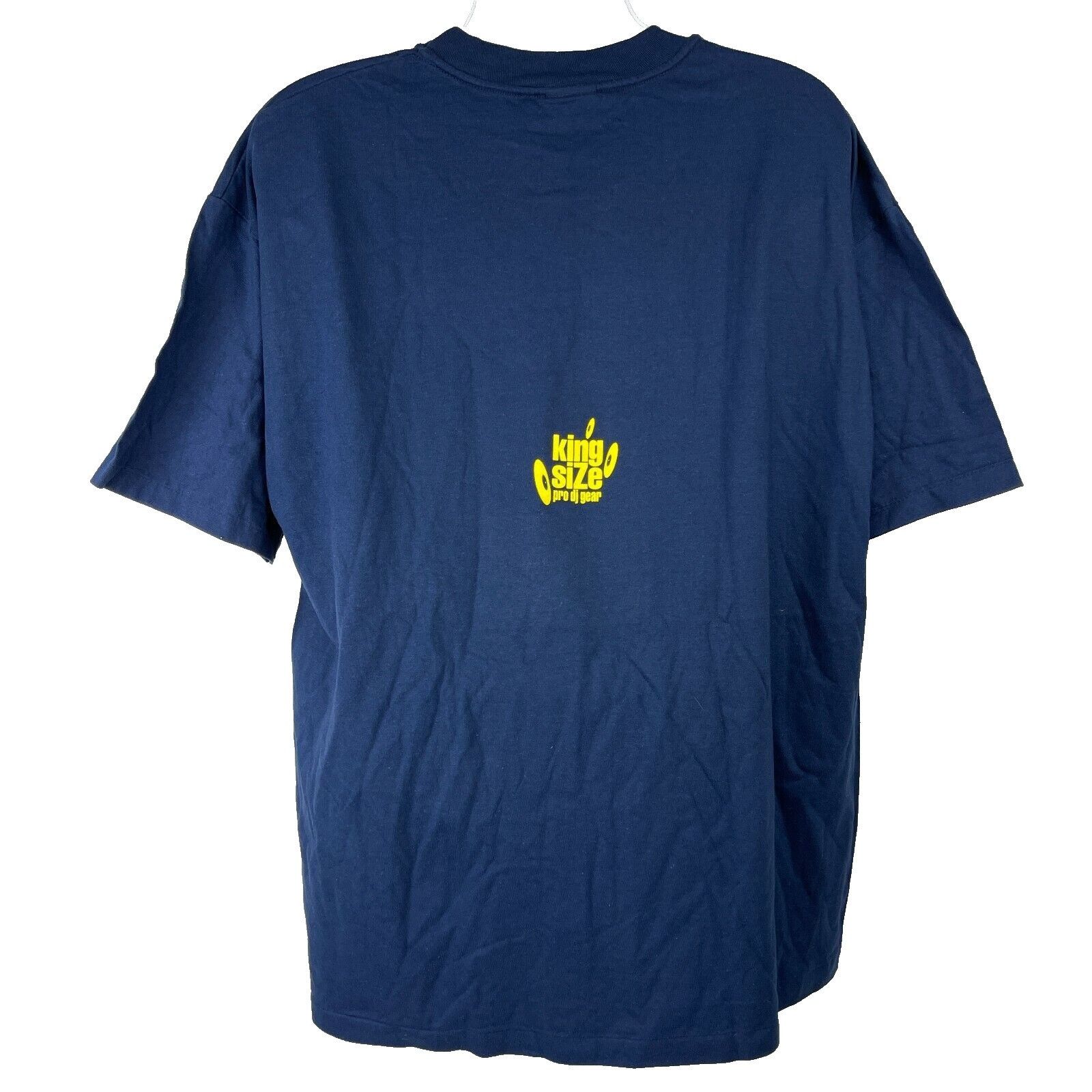 Hanes King Size Pro DJ Gear Vtg Mens T-Shirt size 2XL SF Record Ad Size US XXL / EU 58 / 5 - 3 Thumbnail