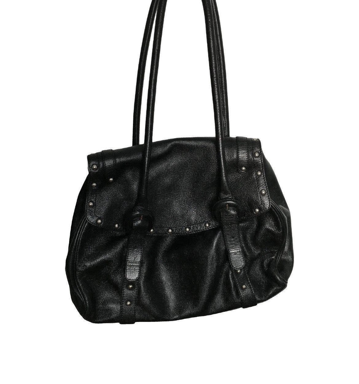 Le Tanneur Black leather bag Le Tanneur vintage y2k coquette silver Size ONE SIZE - 1 Thumbnail