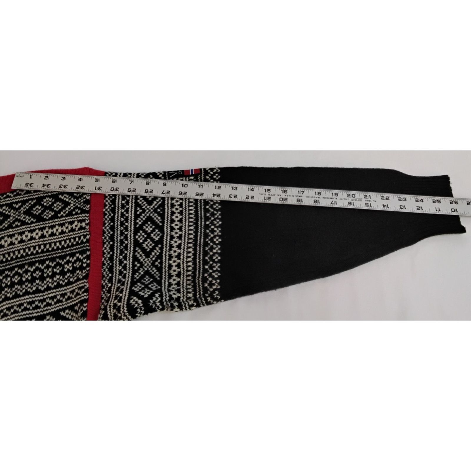 Other Viking of Norway Sweater Men's L Black/White Fair Isle Wool Size US L / EU 52-54 / 3 - 12 Thumbnail