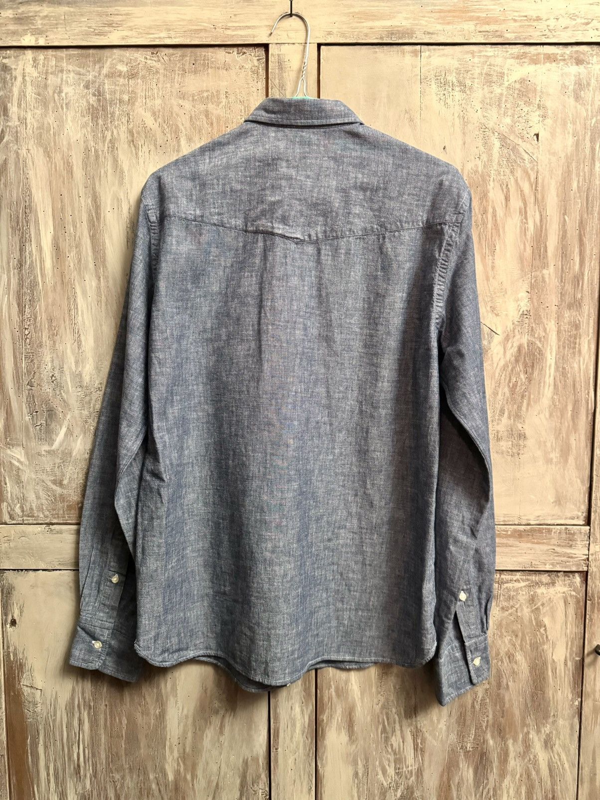 Officine Generale officine générale blue textured shirt S new Size US S / EU 44-46 / 1 - 4 Thumbnail