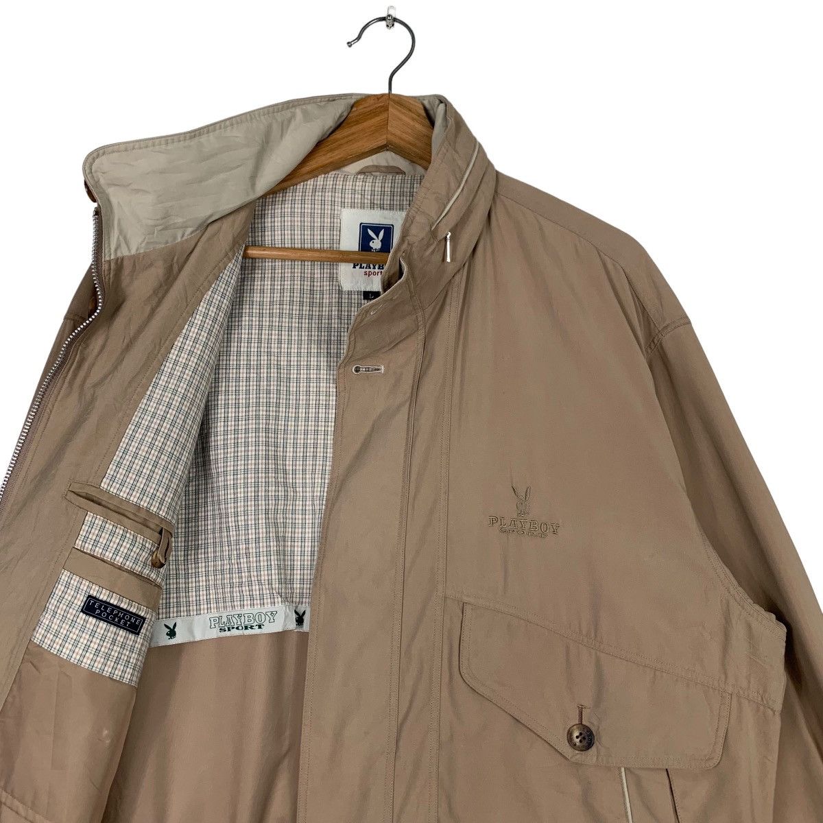 Playboy PLAYBOY SPORT Embroidery Small Logo Casual Jacket #0267-C12 Size US L / EU 52-54 / 3 - 11 Thumbnail