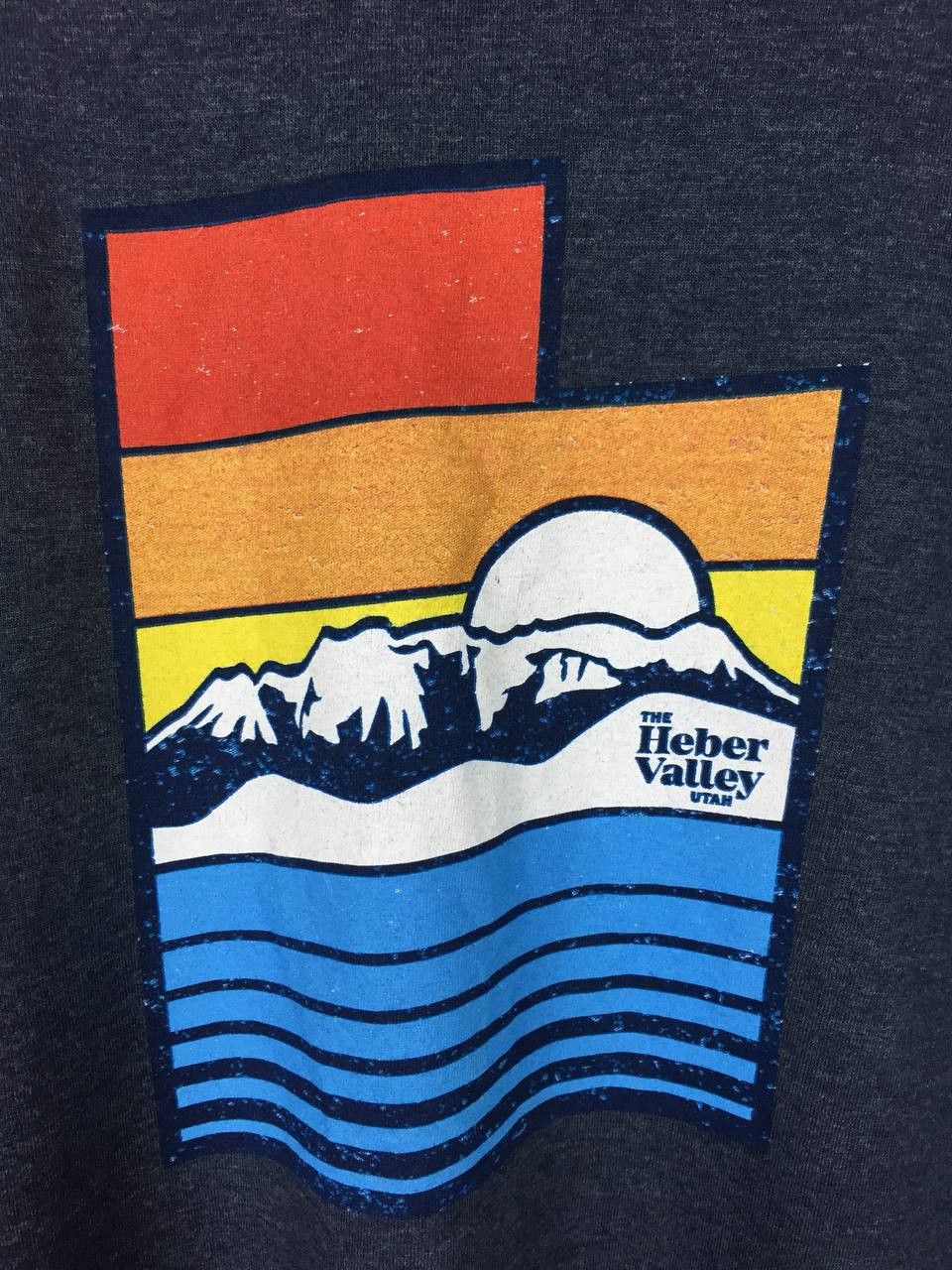 Vintage The Heber Valley Utah Graphic Triblend Tee Size US XXL / EU 58 / 5 - 4 Thumbnail