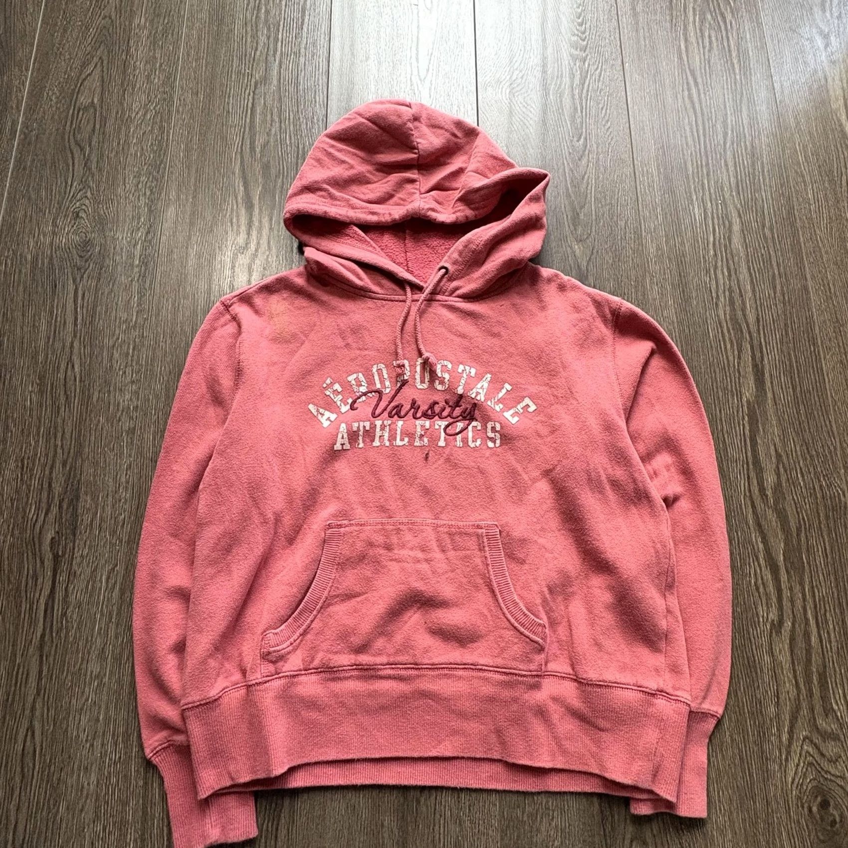 Aeropostale Aeropostale Hoodie Womens Medium Pink Y2K Varsity Athletics Fleece Sweatshirt Size M / US 6-8 / IT 42-44 - 3 Thumbnail
