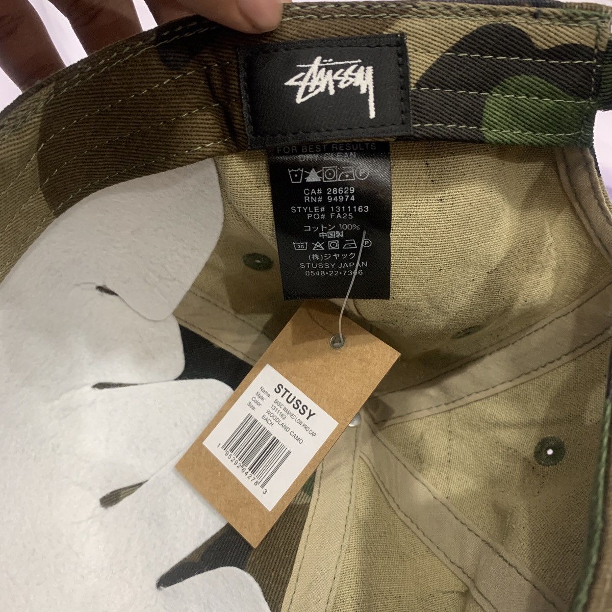 Stussy Stussy Basic Washed Low Pro Cap Size ONE SIZE - 5 Thumbnail