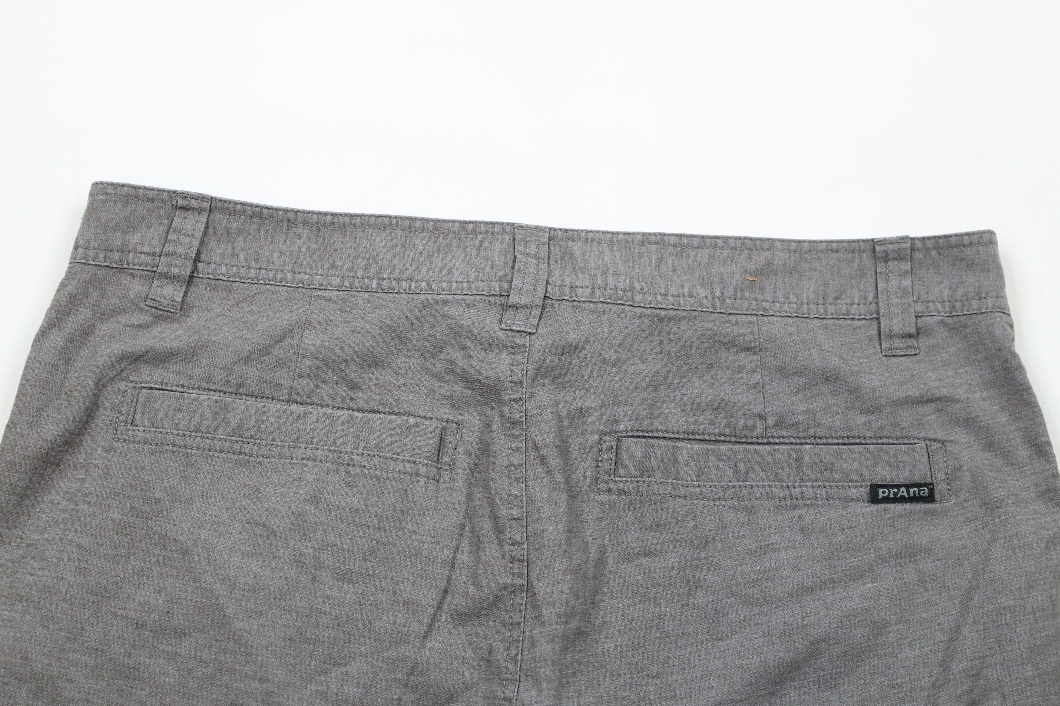 Prana × Vintage prAna Front Hiking Climbing Trail Shorts Heather Gray 11" Size US 44 / EU 60 - 8 Thumbnail