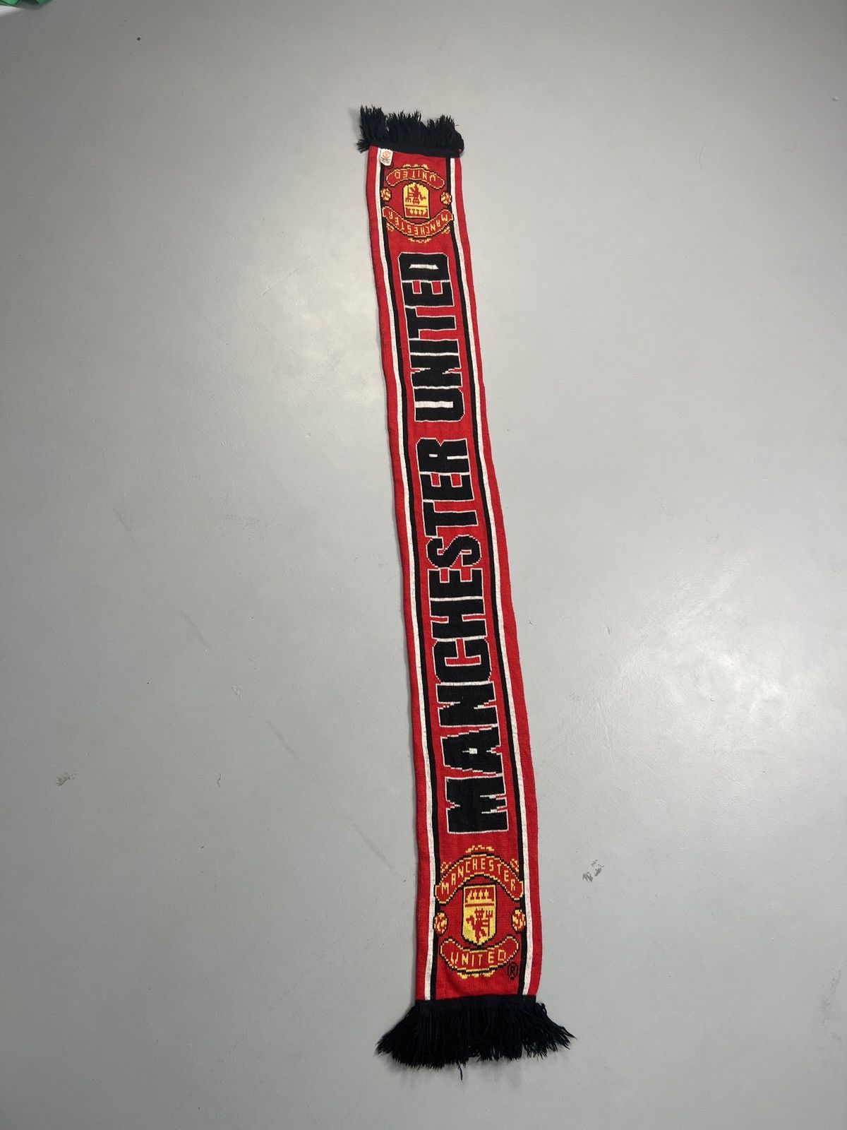 Vintage Manchester united scarf Size ONE SIZE - 2 Thumbnail