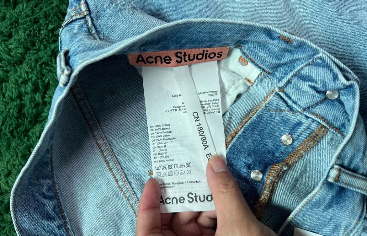 Acne Studios acne studios 2021m ice blue jeans 2408-Nextarrow Size US 32 / EU 48 - 3 Thumbnail