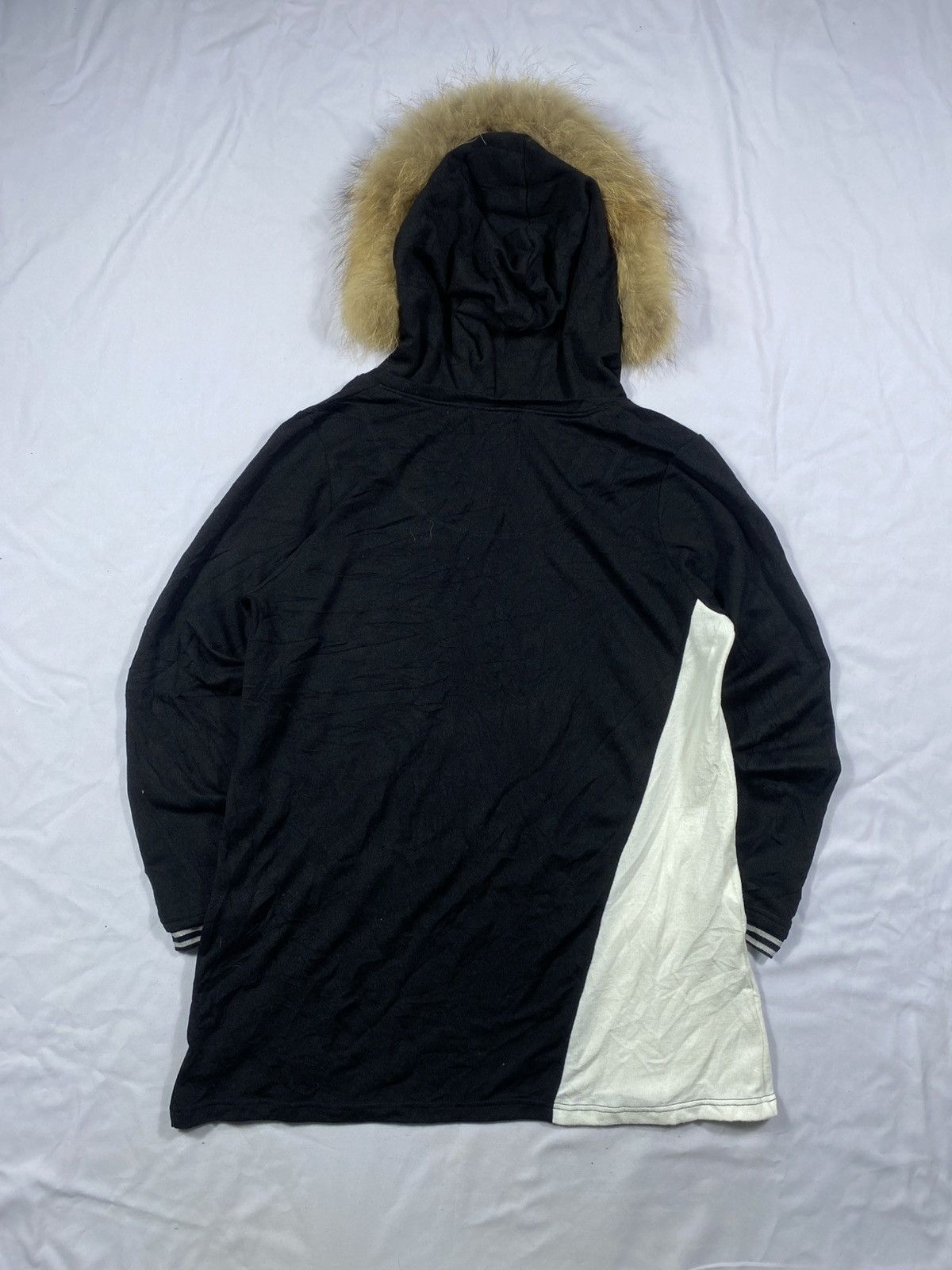 If Six Was Nine Faux Fur gothic Hoodie Skull Lgb Style Size US L / EU 52-54 / 3 - 3 Thumbnail