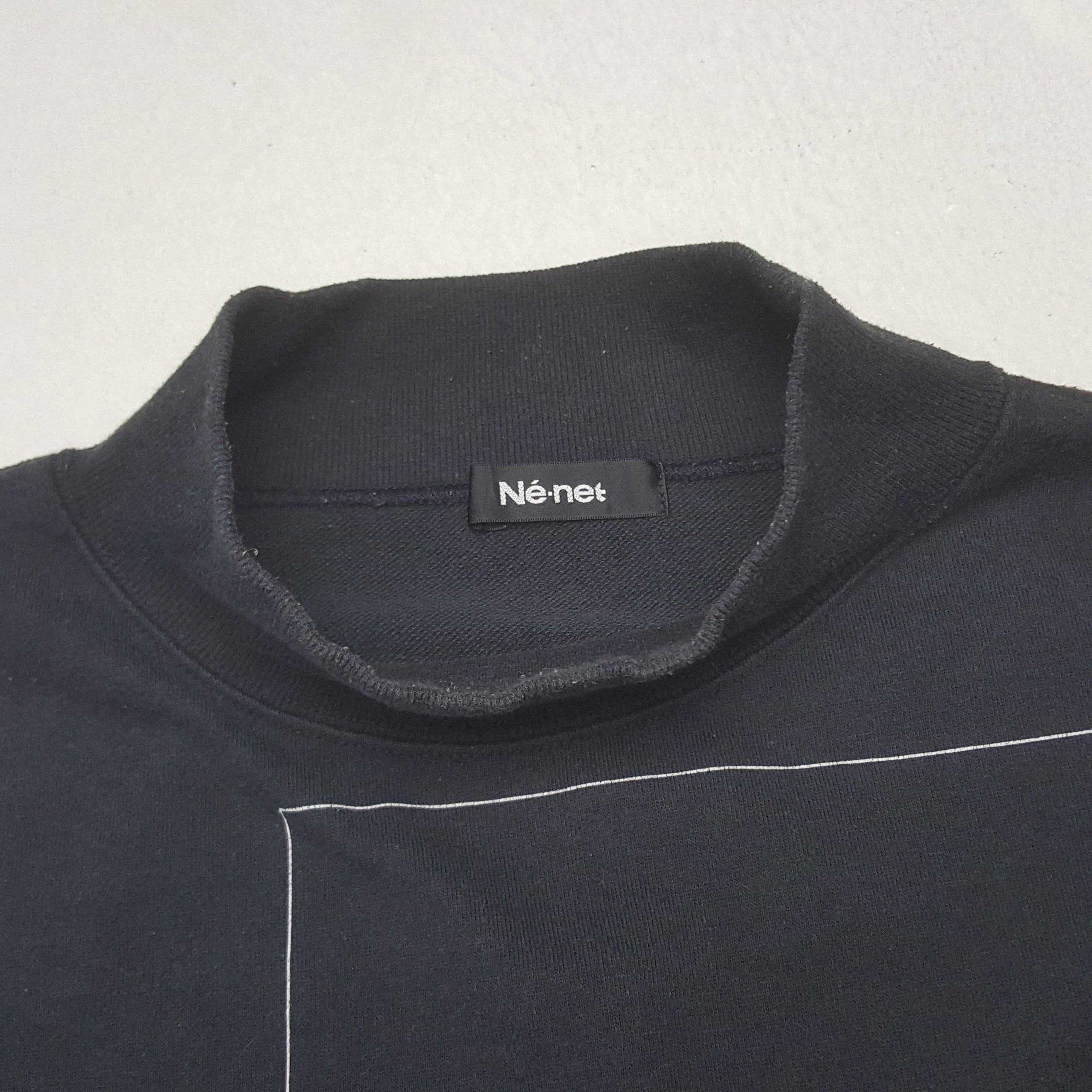 Ne-Net Vintage Black Coffee Ne-net by Issey Miyake Sweatshirt RR24 Size US M / EU 48-50 / 2 - 4 Thumbnail