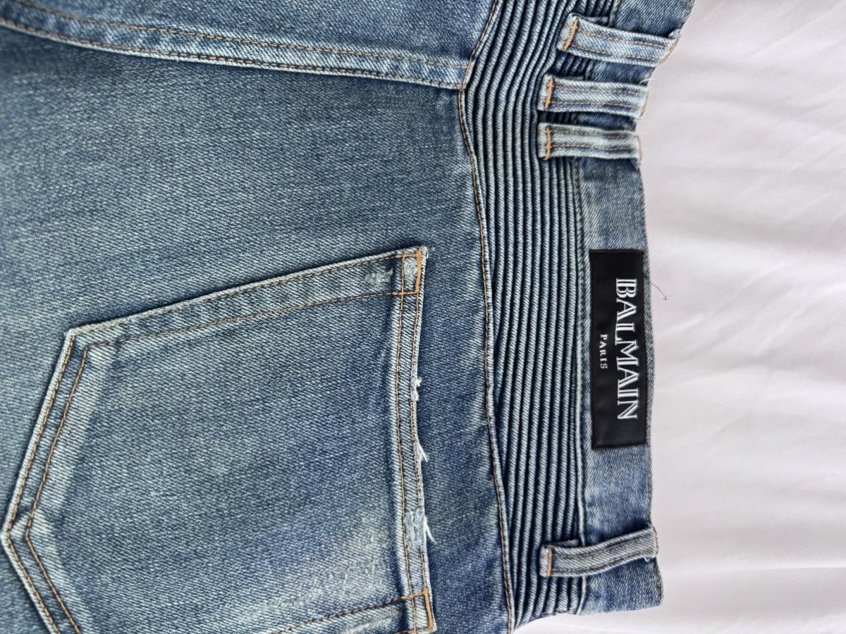 Balmain Balmain Biker jeans size 33 Size US 33 - 4 Thumbnail