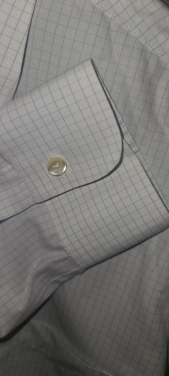 Brooks Brothers Brooks Brothers Shirt Men 15 1/2-35 White Blue Non-Iron Size 38R - 5 Thumbnail