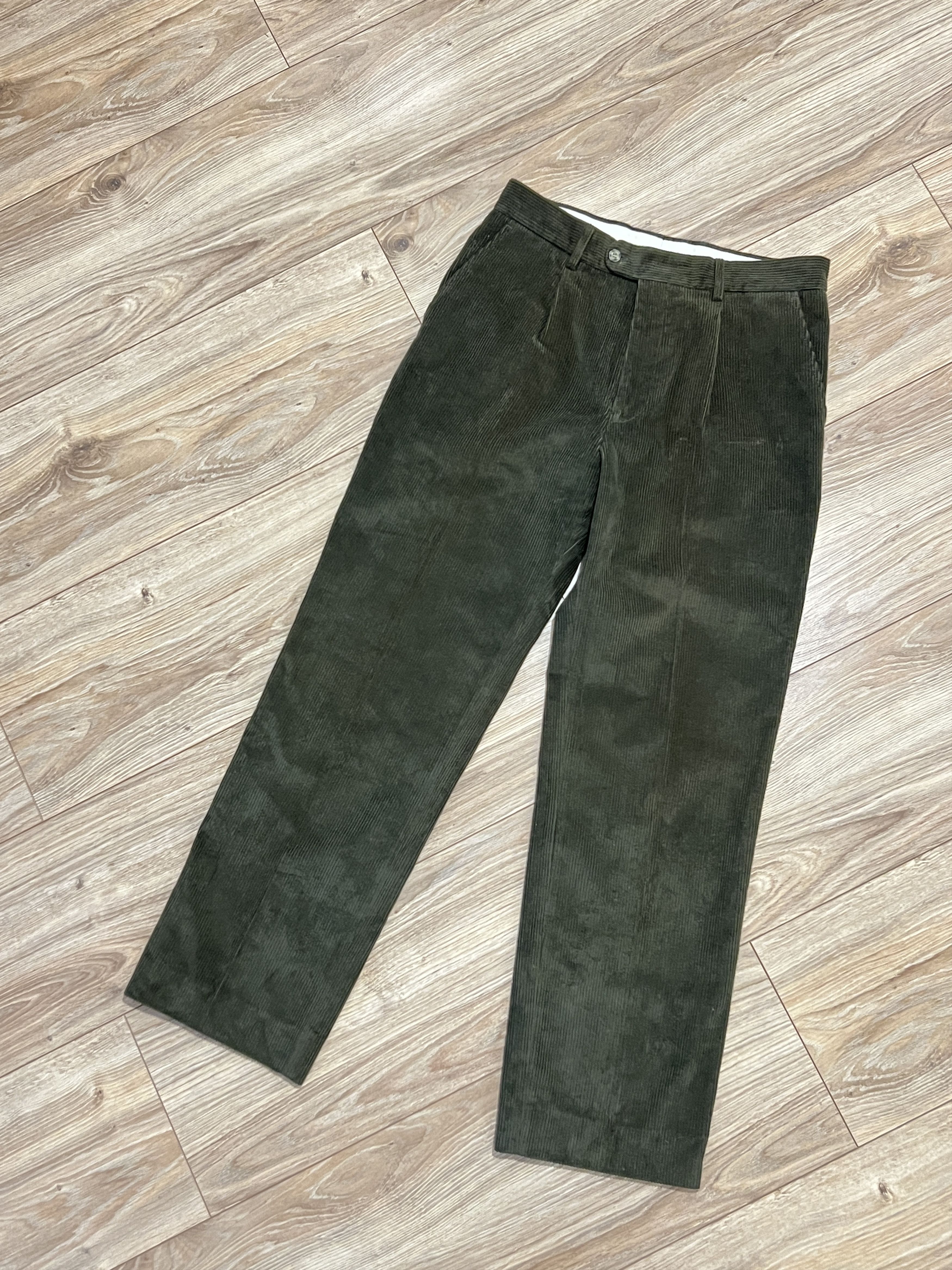 Barbour × Japanese Brand Velvet Pants Barbour Streetwear Size US 34 / EU 50 - 1 Thumbnail