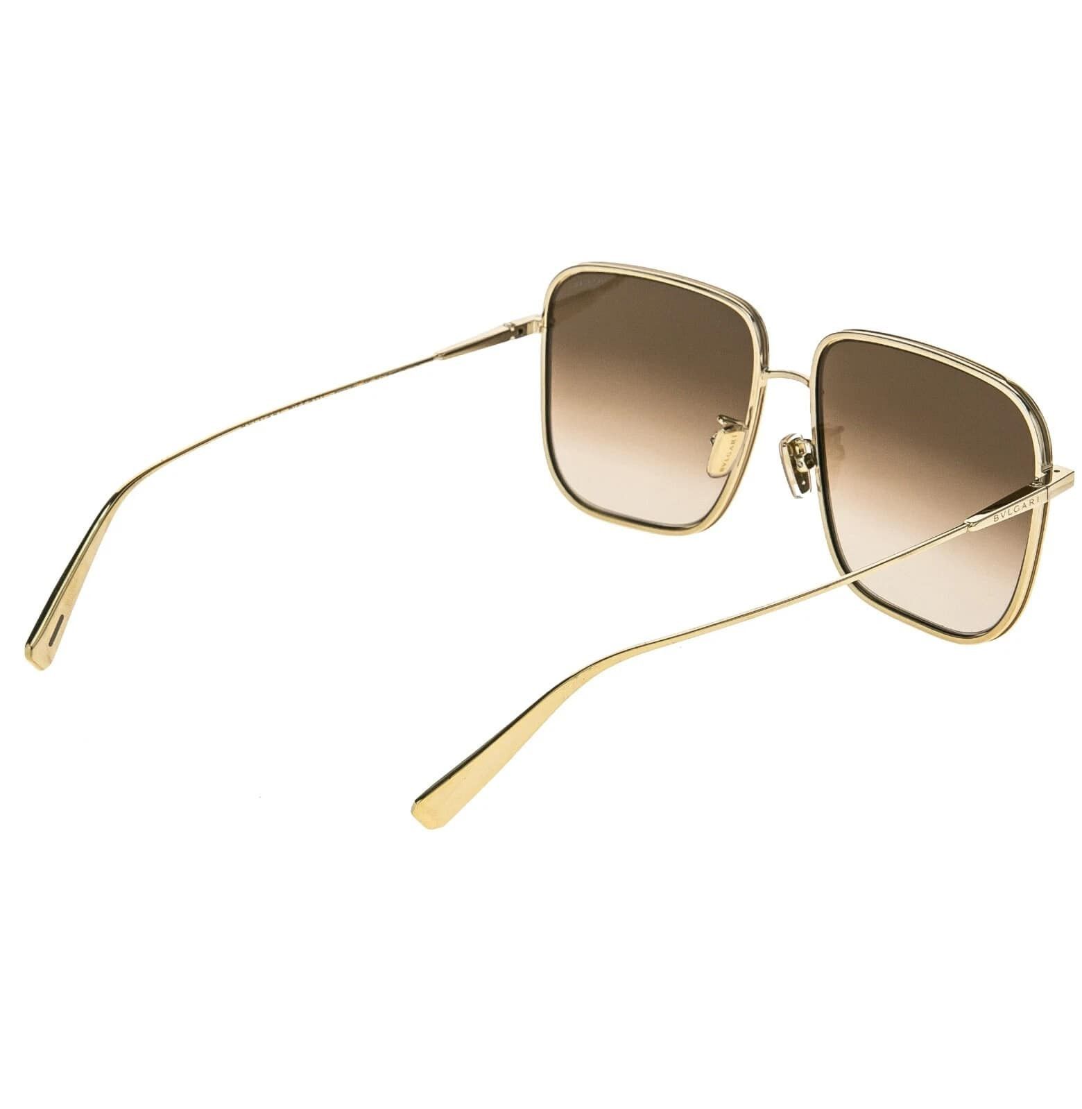 Bvlgari BVLGARI 40016 B.zero1 BV40016U Gold Brown Oversized 33F Size ONE SIZE - 8 Thumbnail