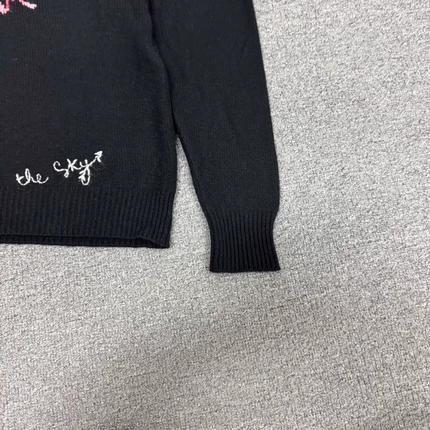 Dior Dior black pink peace dove embroidery cashmere sweater NWT Size M / US 6-8 / IT 42-44 - 5 Thumbnail
