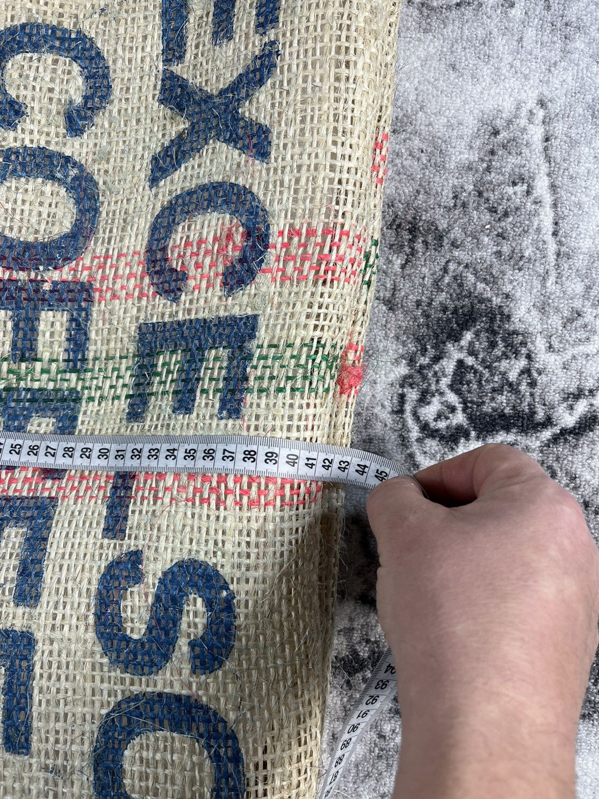 Other Recycled Coffee Sack Tote Bag Burlap Market Shopper Size ONE SIZE - 18 Thumbnail