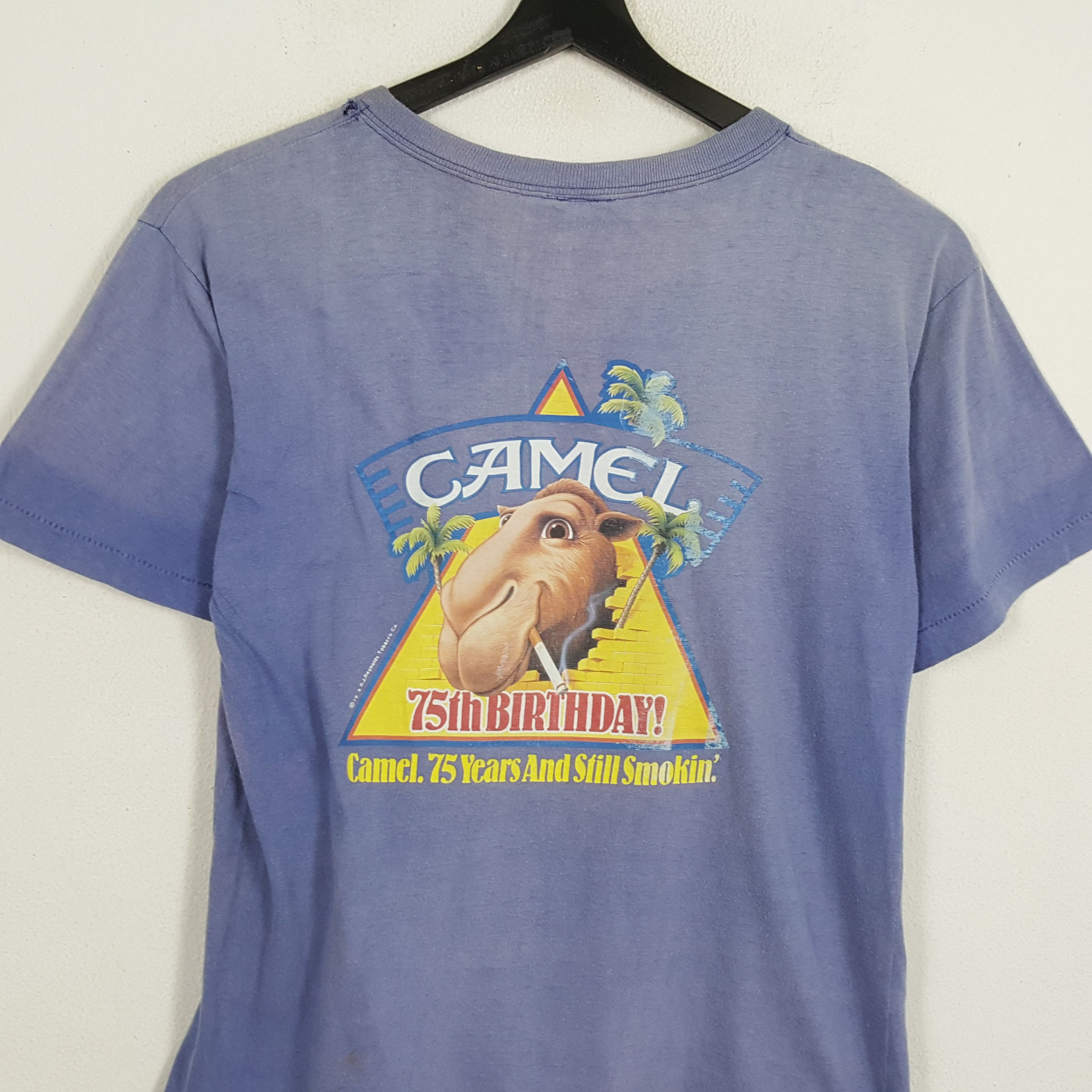 Camel × Vintage CAMEL American Brand Big Back Print Vintage Tshirt Size US L / EU 52-54 / 3 - 2 Thumbnail