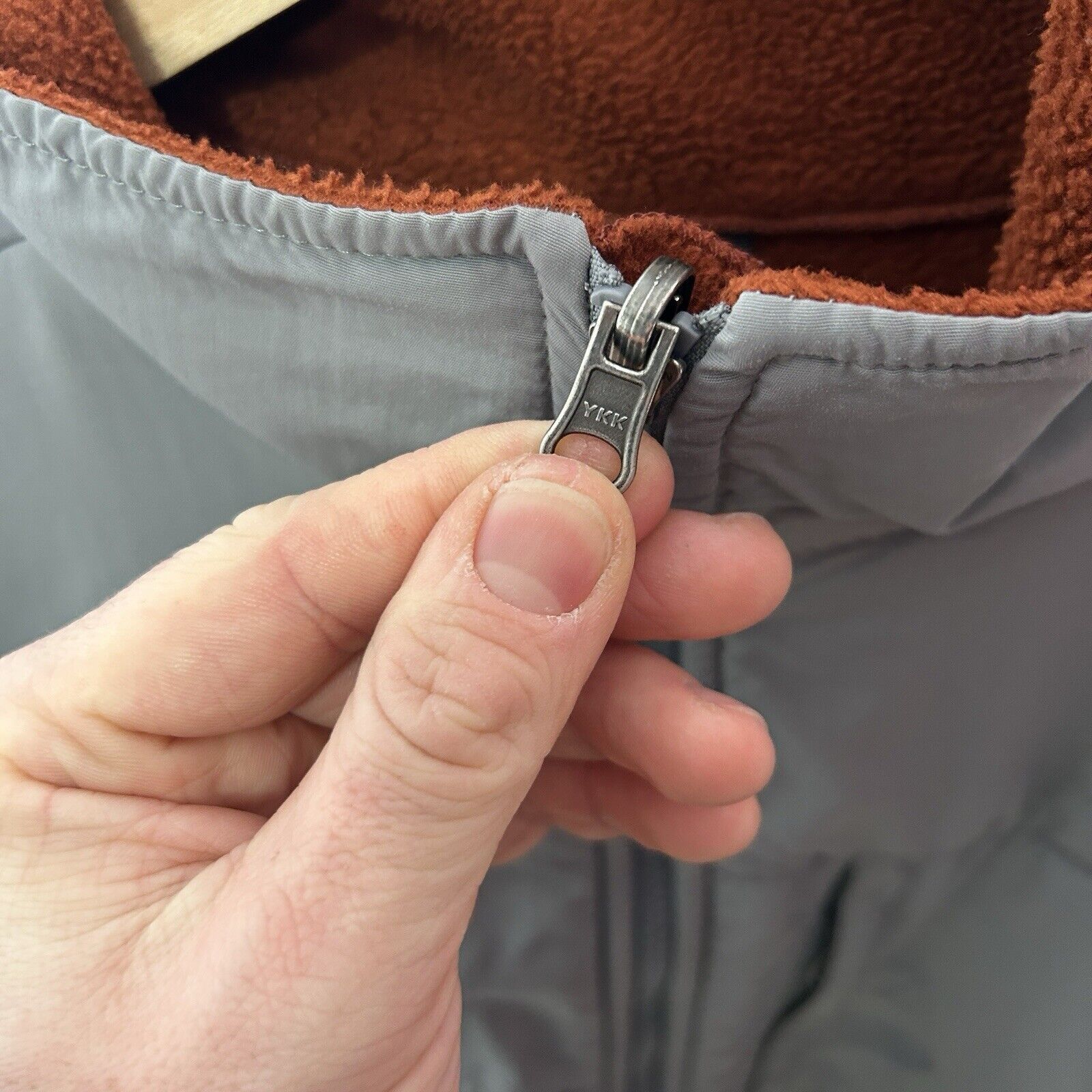 The North Face The North Face Denali Jacket “Rust Orange/Grey" Size US L / EU 52-54 / 3 - 6 Thumbnail