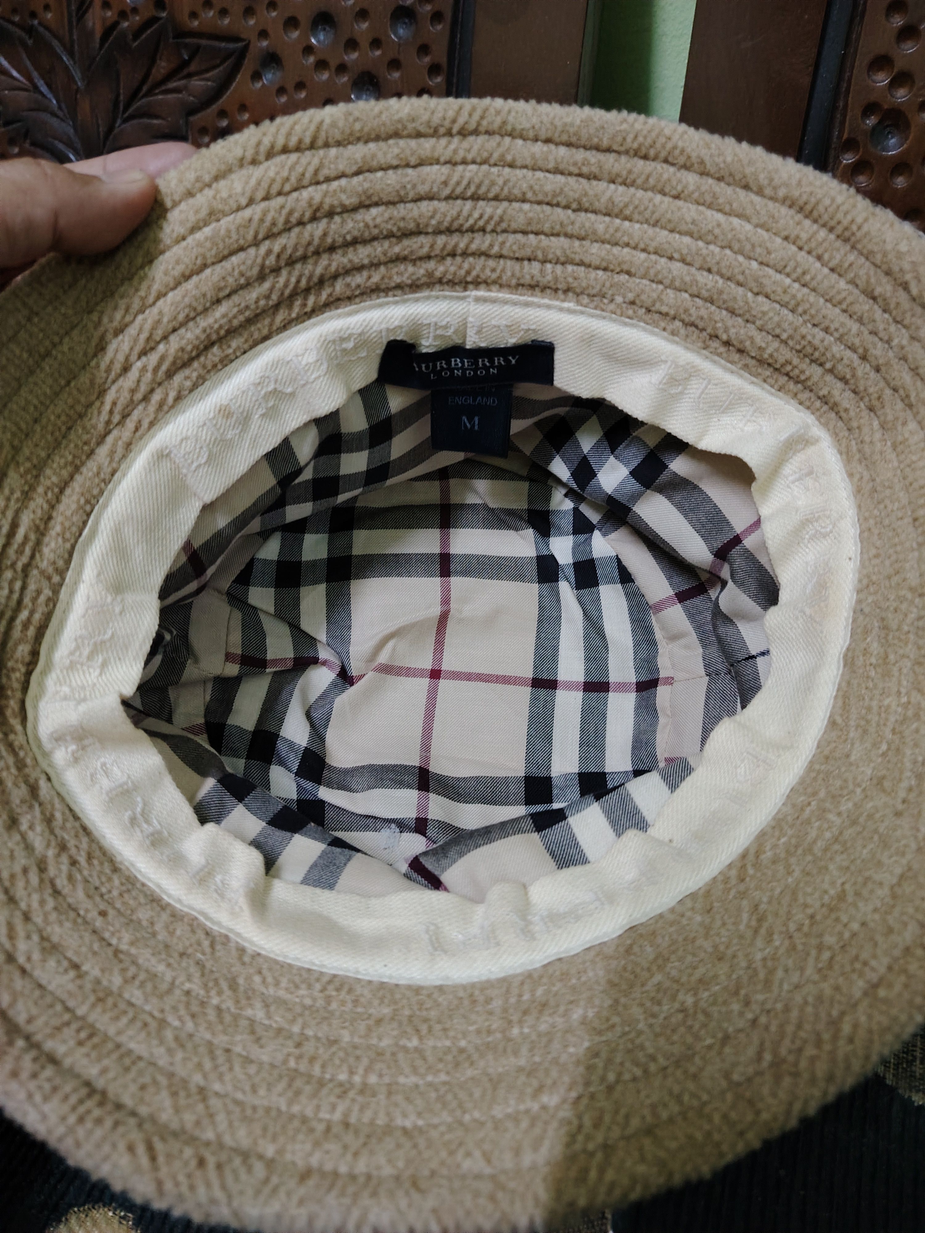 Burberry Vintage Burberry London Wool Fedora Hat Cap England Size ONE SIZE - 4 Thumbnail