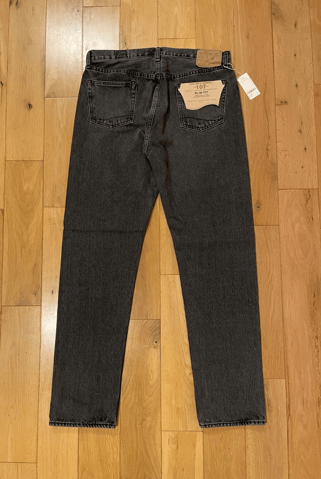 Orslow orSlow 107 Black Stone Denim Jeans Size 5 (36") Size US 36 / EU 52 - 2 Thumbnail