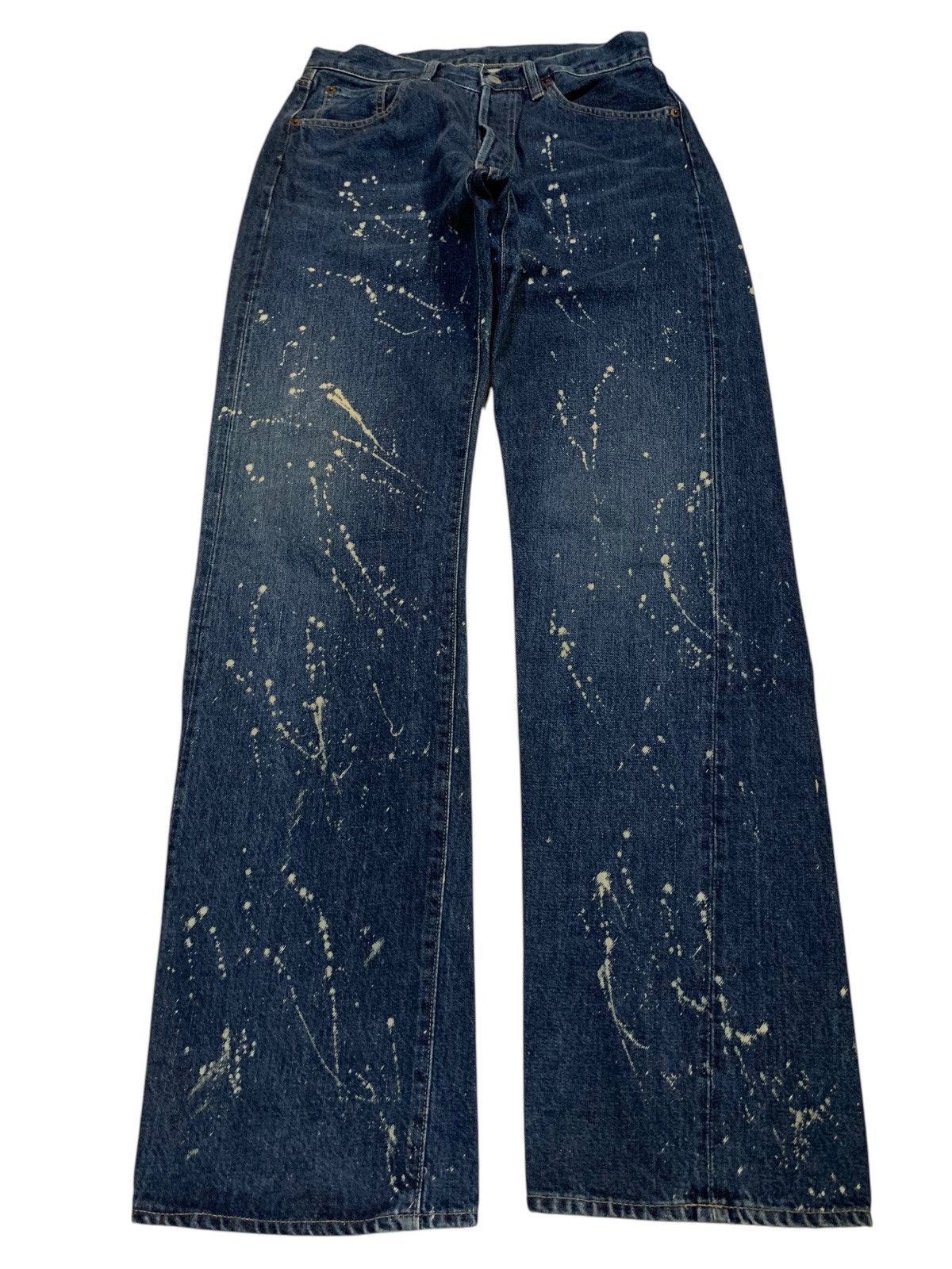 Kapital JOHNBULL BUTTON FLY SELVEDGE DISTRESSED DENIM Size US 28 / EU 44 - 3 Thumbnail